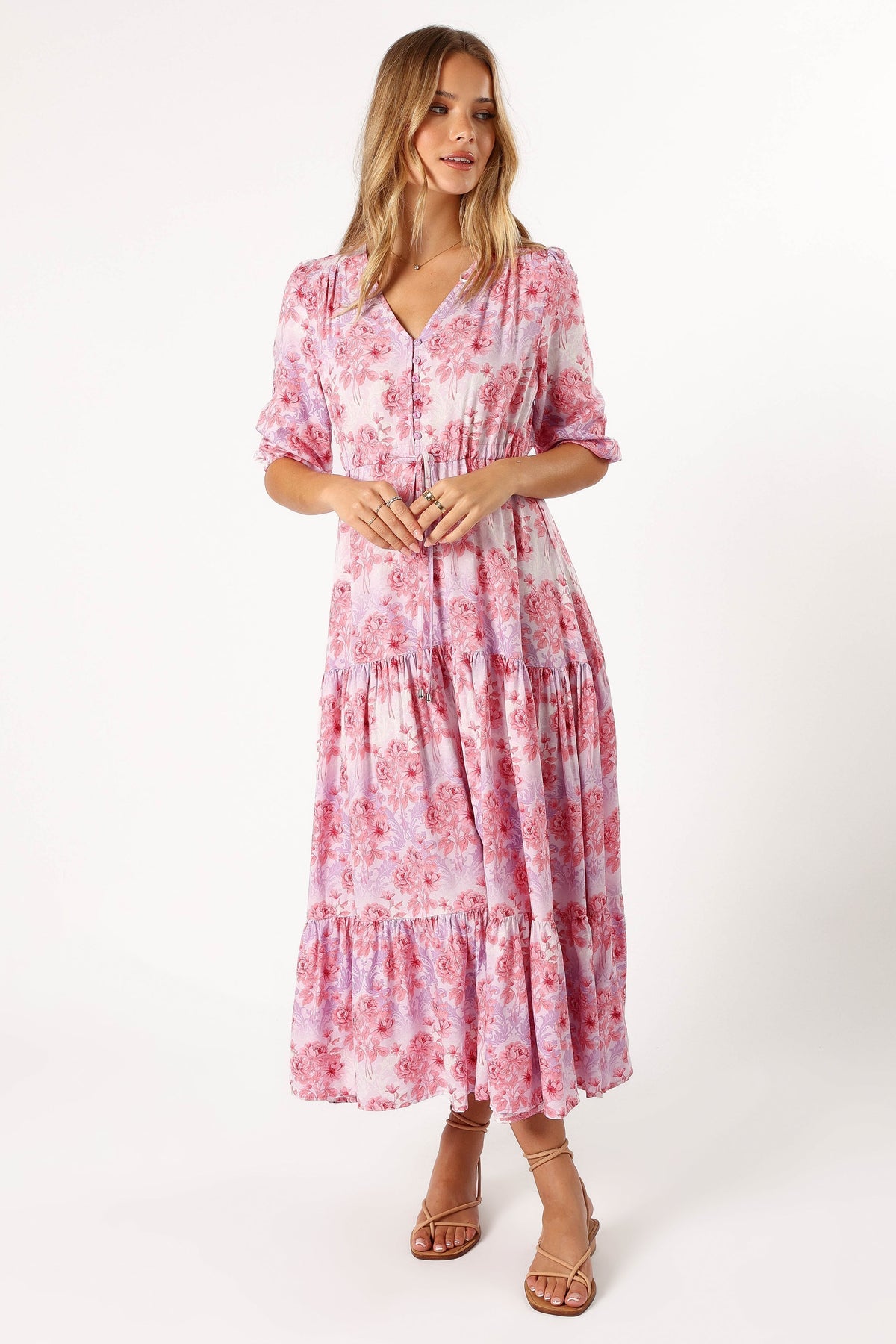 Kelda Dress in Pink/Purple – view 6 of 8