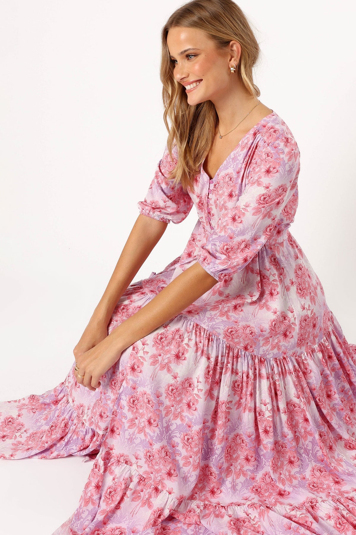 Kelda Dress in Pink/Purple – view 2 of 8