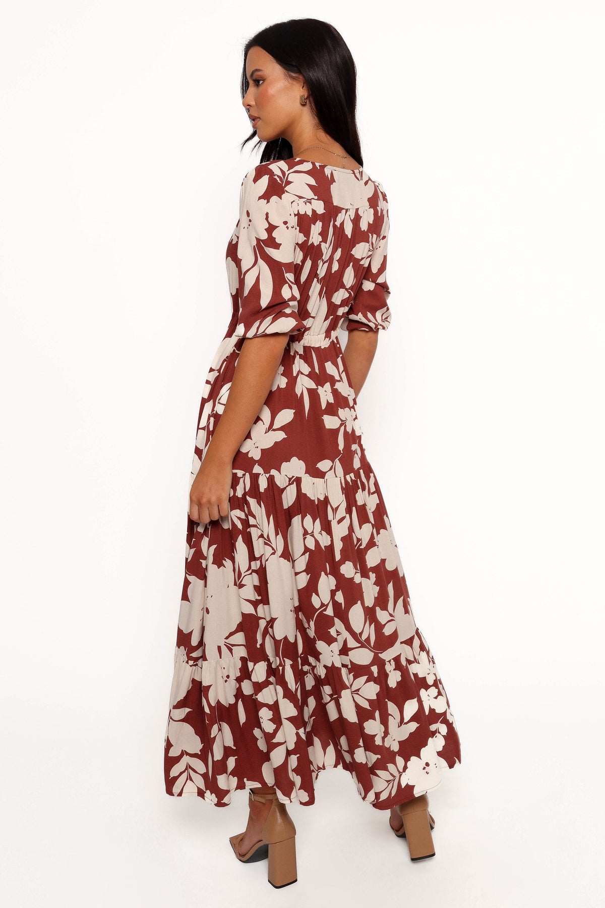 Kelda Dress in Rust Floral – view 4 of 6