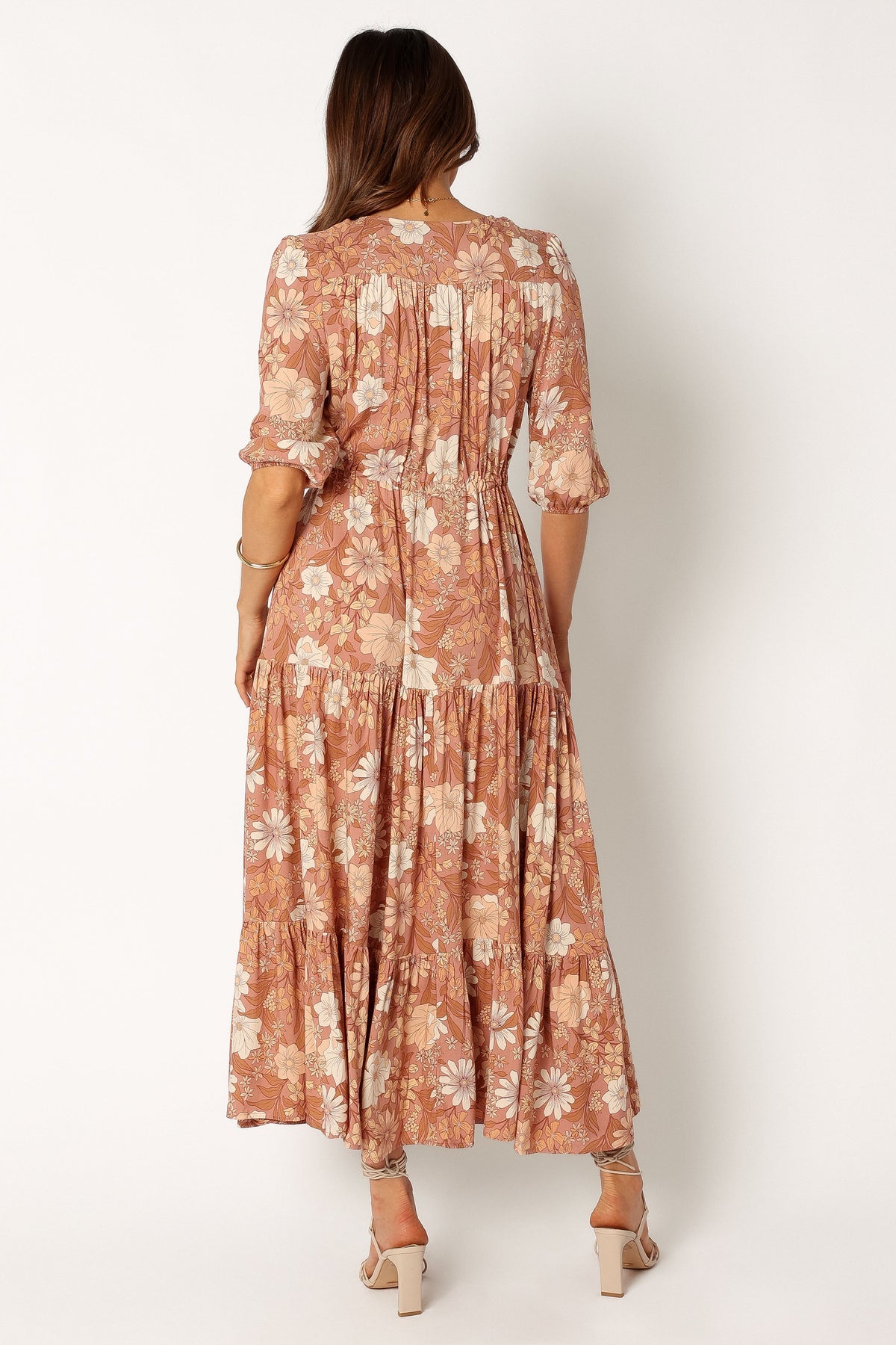 Kelda Dress in Tan Floral – view 5 of 9