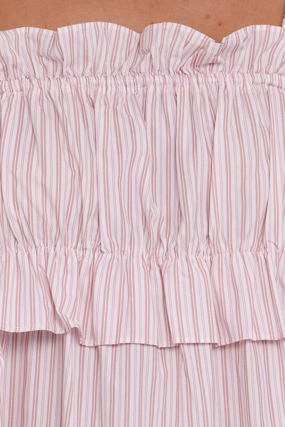 Keonia Mini Dress in Pink Stripe – view 5 of 5