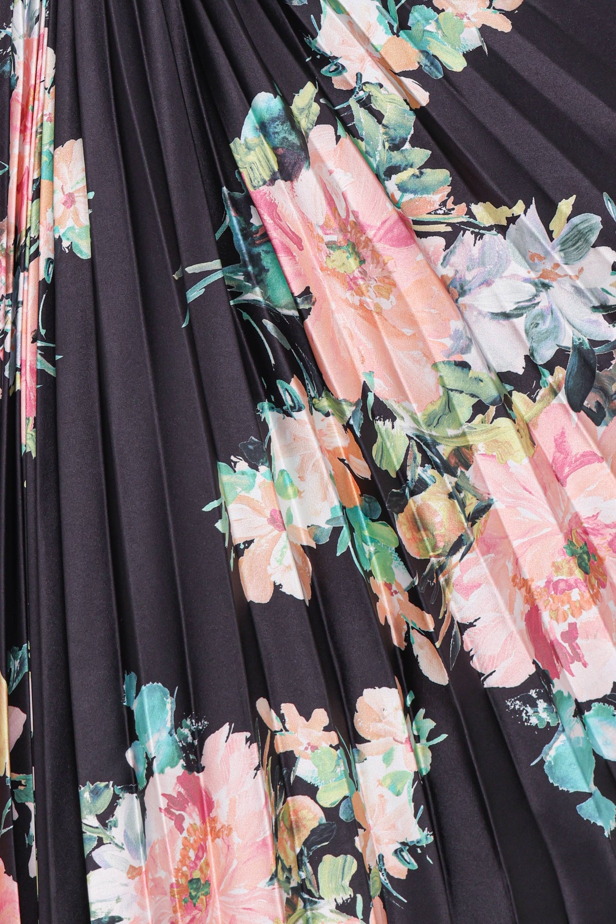 Kleo One Shoulder Maxi Dress in Black Floral – view 6 of 7