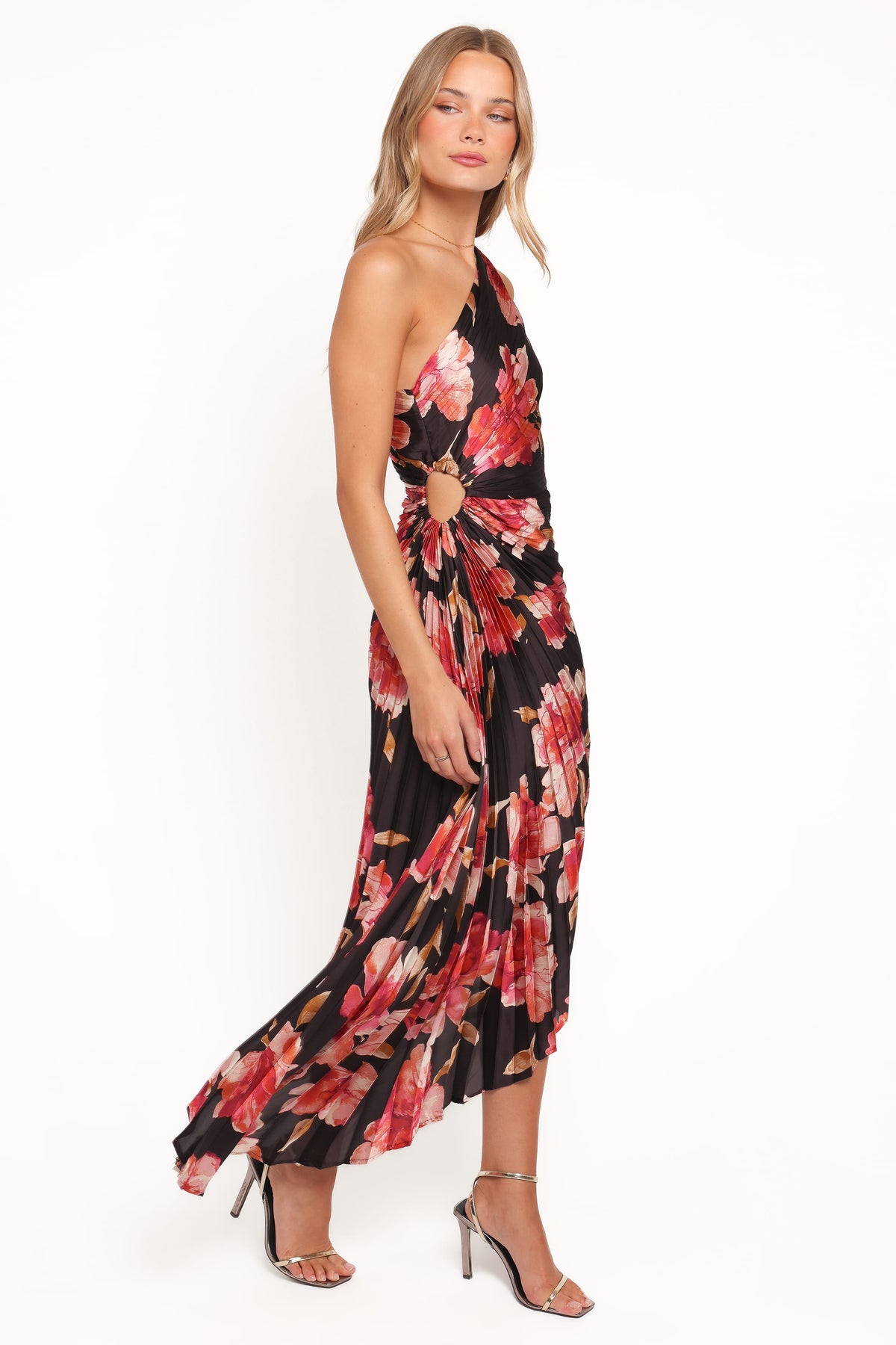 Kleo One Shoulder Maxi Dress in Midnight Orchid – view 3 of 7