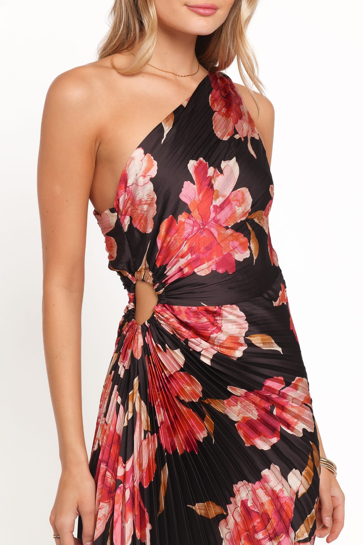 Kleo One Shoulder Maxi Dress in Midnight Orchid – view 2 of 7