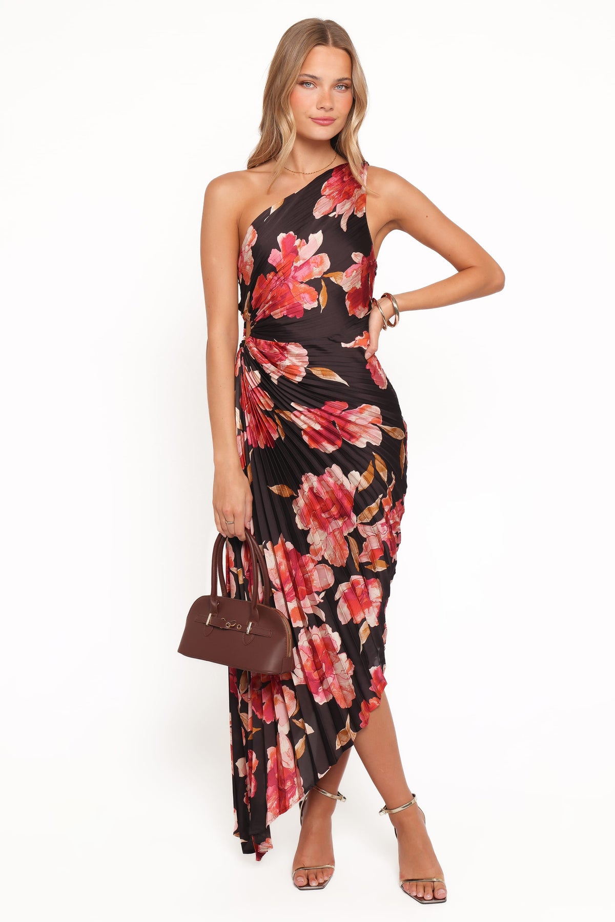Kleo One Shoulder Maxi Dress in Midnight Orchid – view 6 of 7