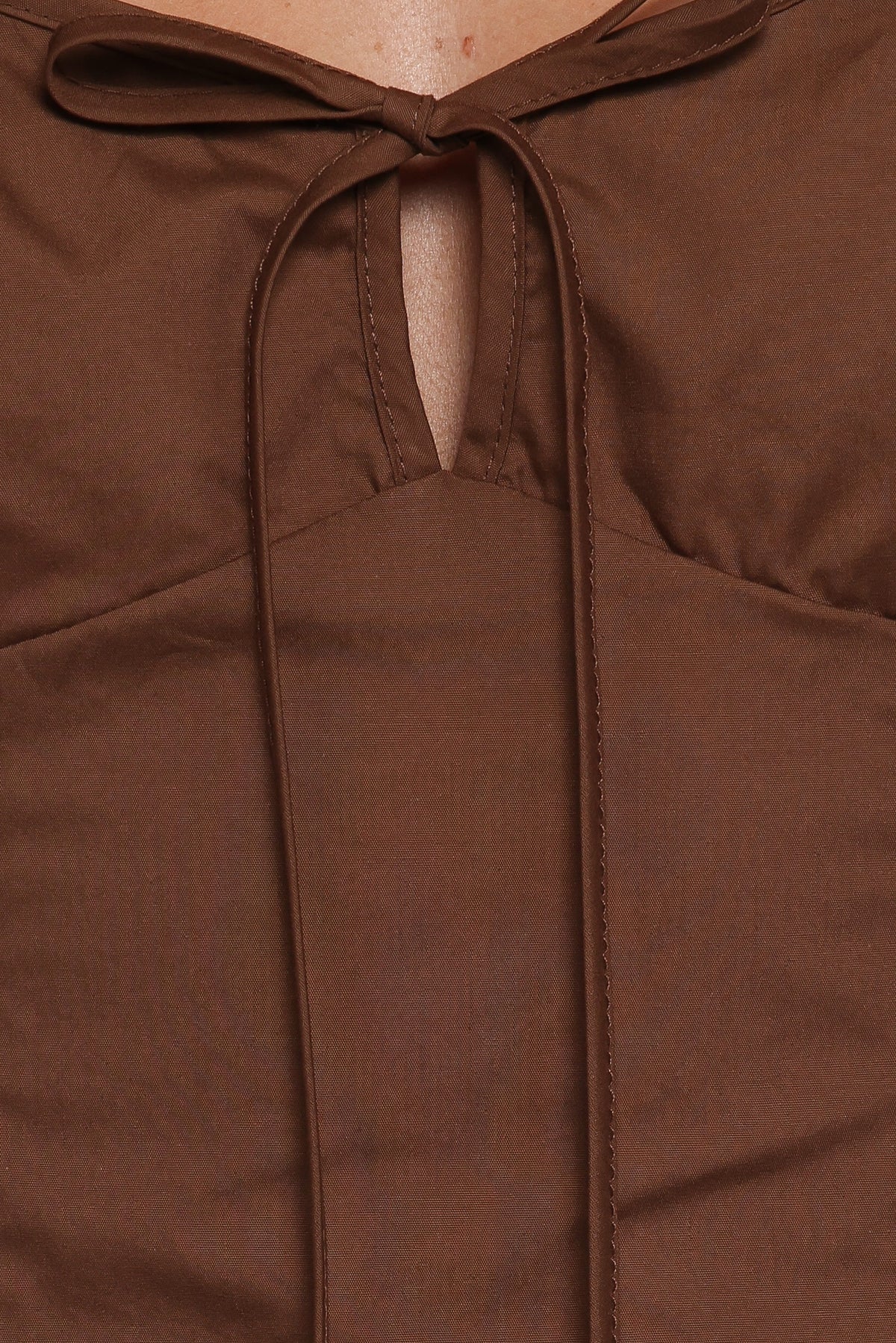 Lacey Mini Dress in Brown – view 6 of 6