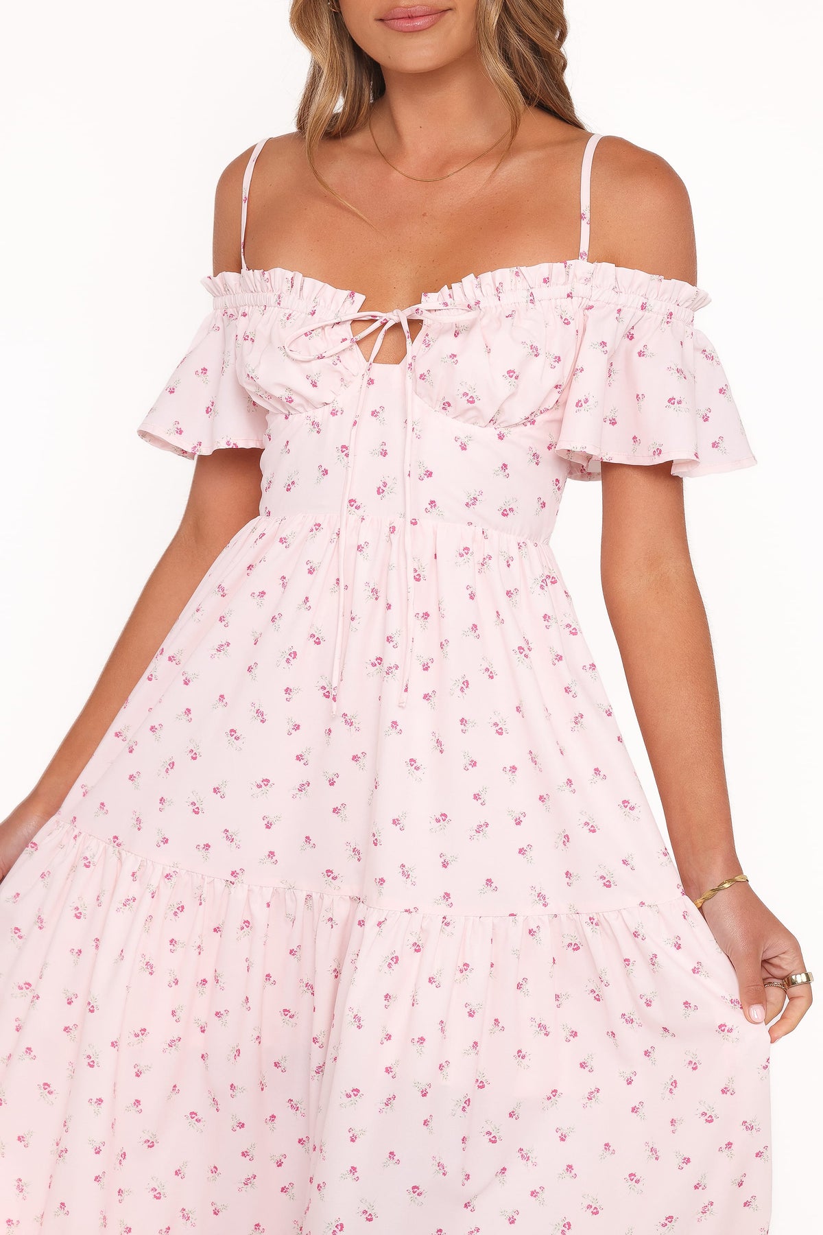 Lachay Maxi Dress in Pink Floral – view 3 of 8