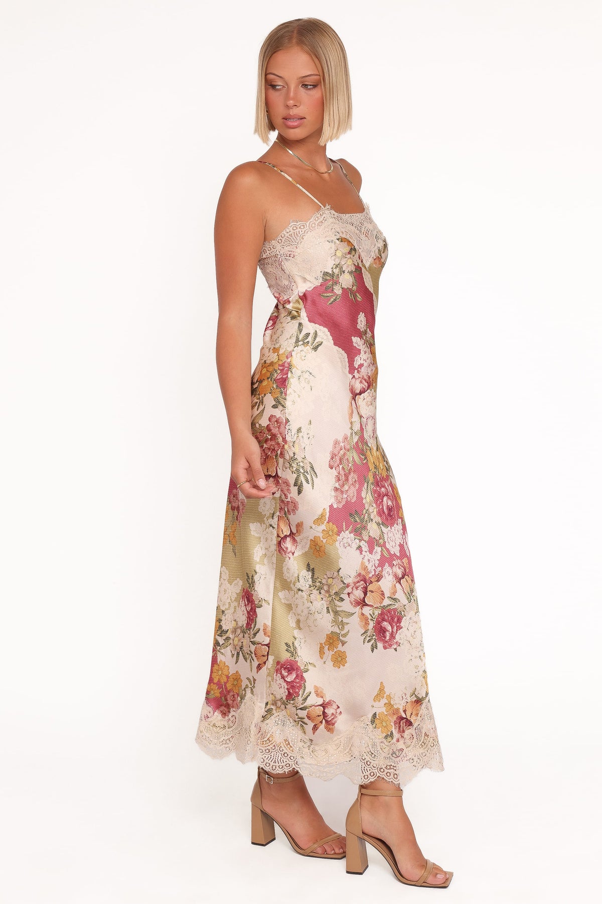 Laken Maxi Dress in Patchwork Floral – view 3 of 7