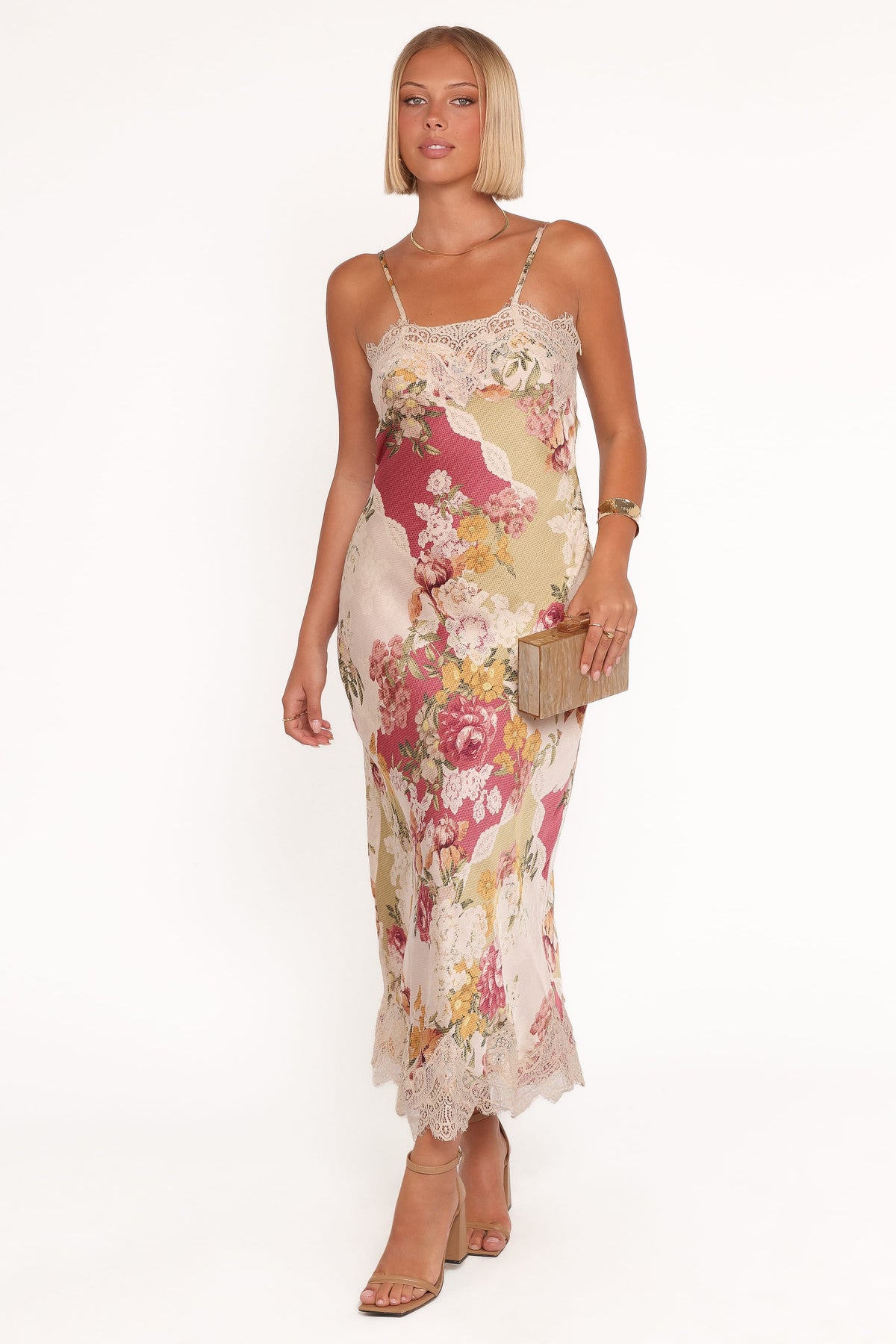 Laken Maxi Dress in Patchwork Floral – view 1 of 7