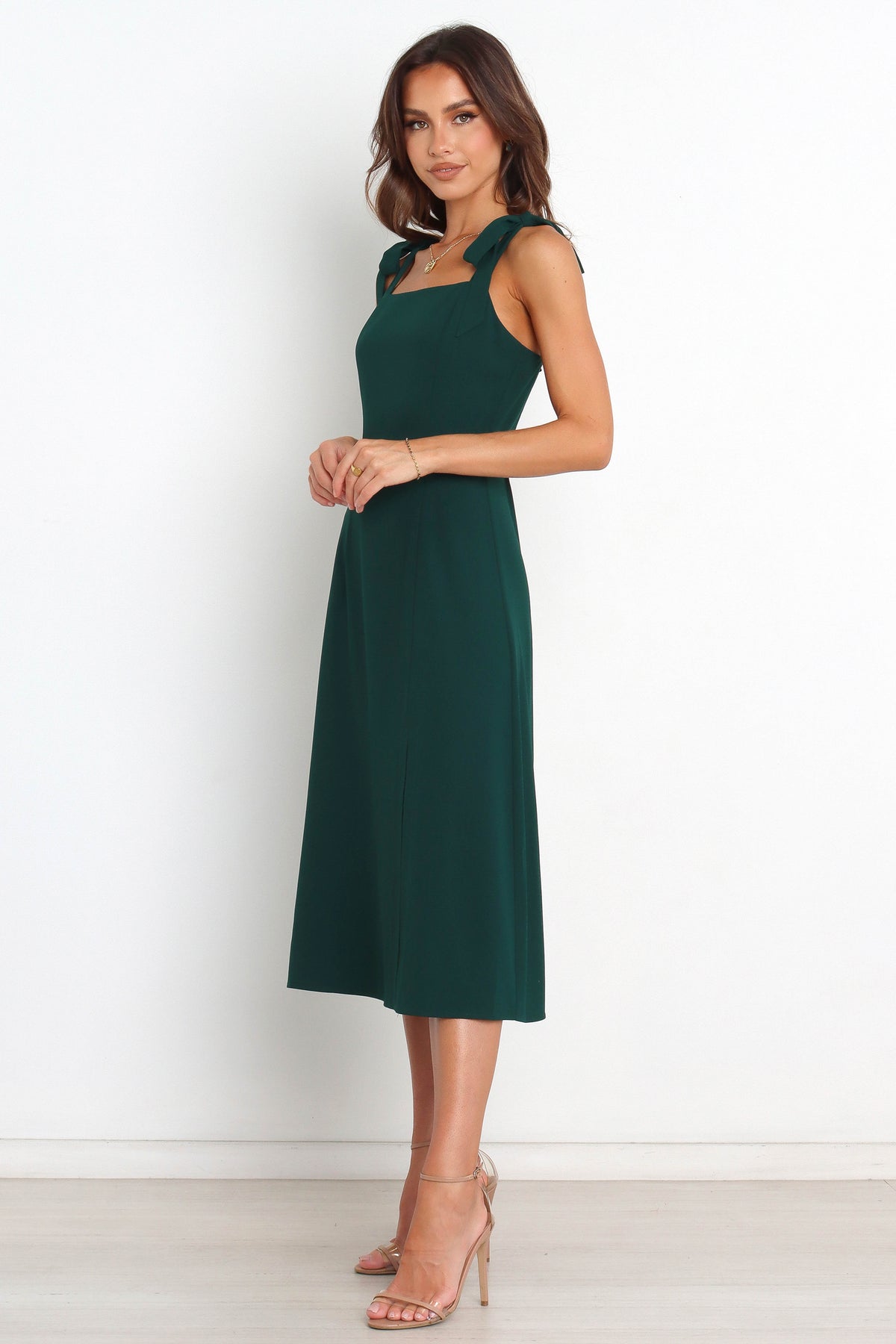 Laurel Dress in Emerald – view 4 of 8