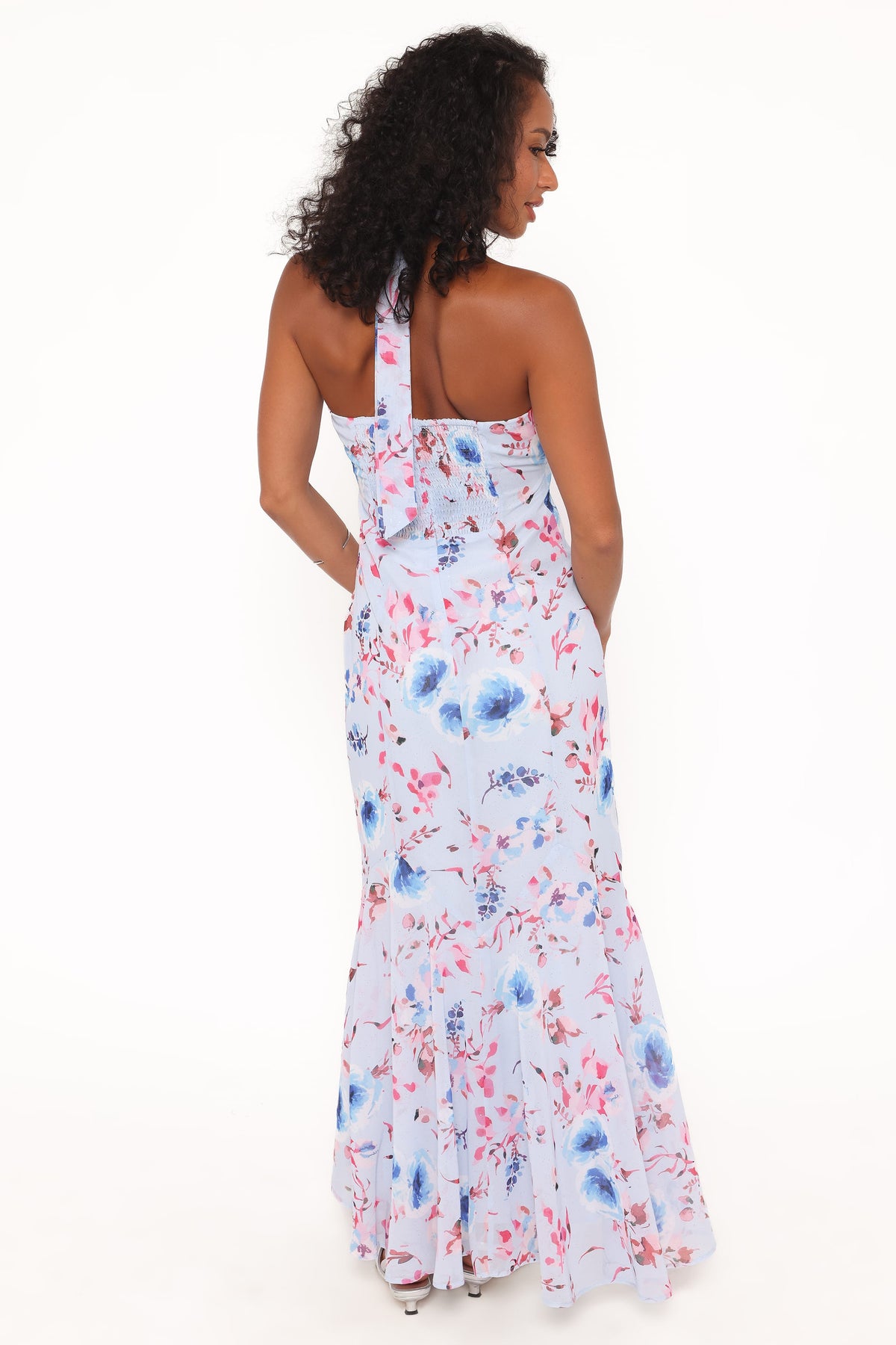 Lavie Maxi Dress in Blue Floral – view 4 of 5