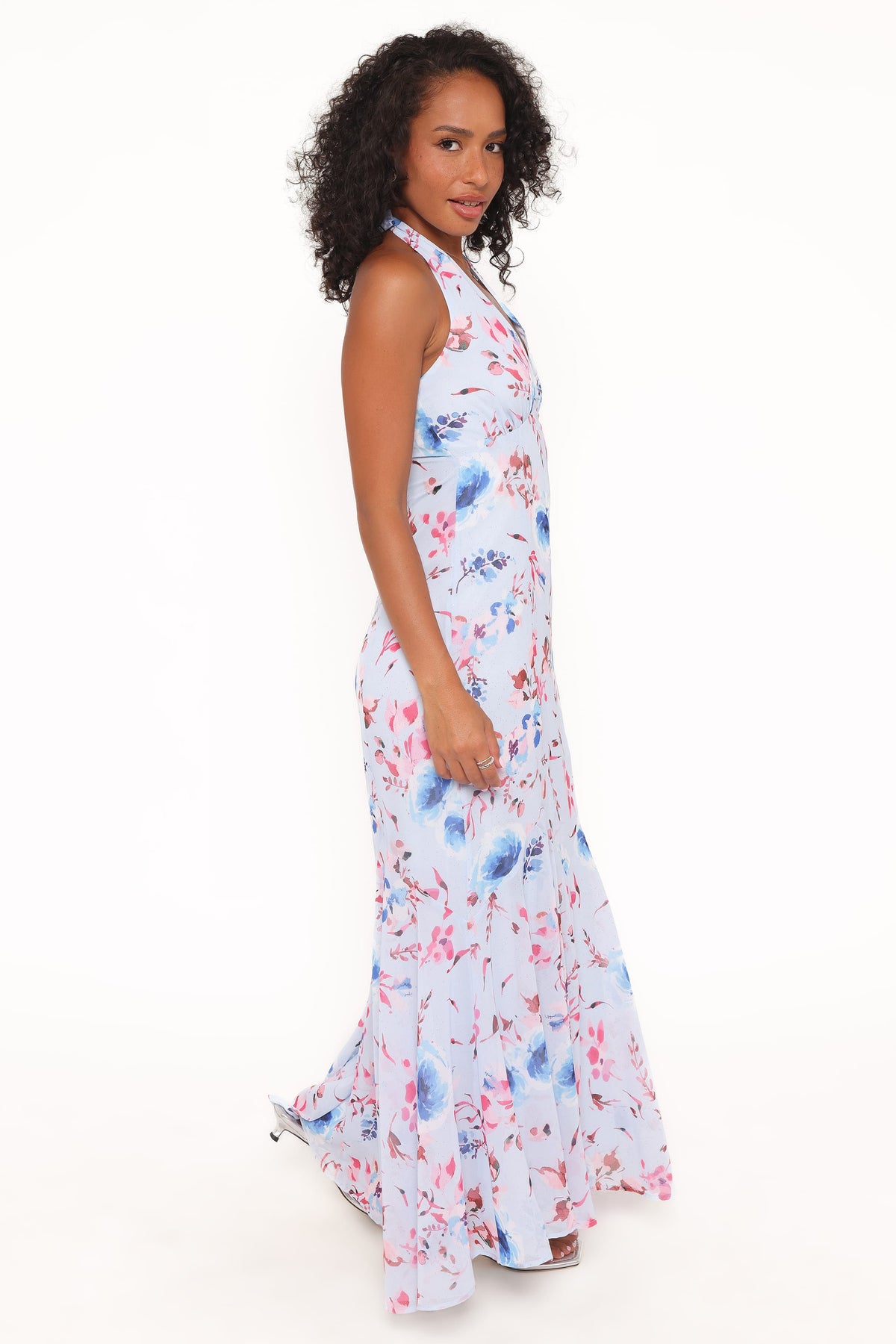 Lavie Maxi Dress in Blue Floral – view 3 of 5