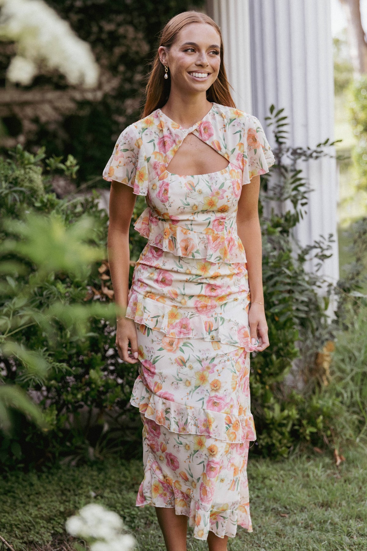 Leila Maxi Dress in Peony – view 9 of 9