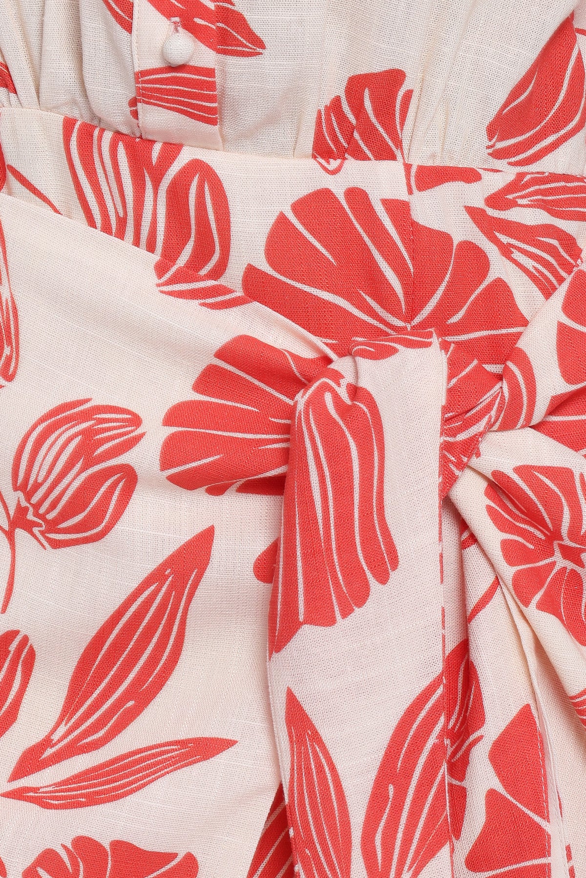 Leyton Mini Dress in Red Floral – view 7 of 8