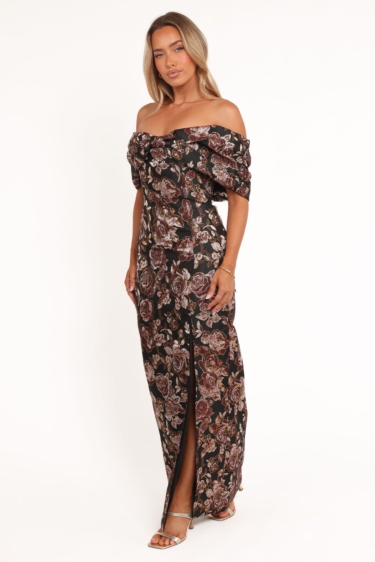 Lilia Maxi Dress in Black Floral – view 4 of 7