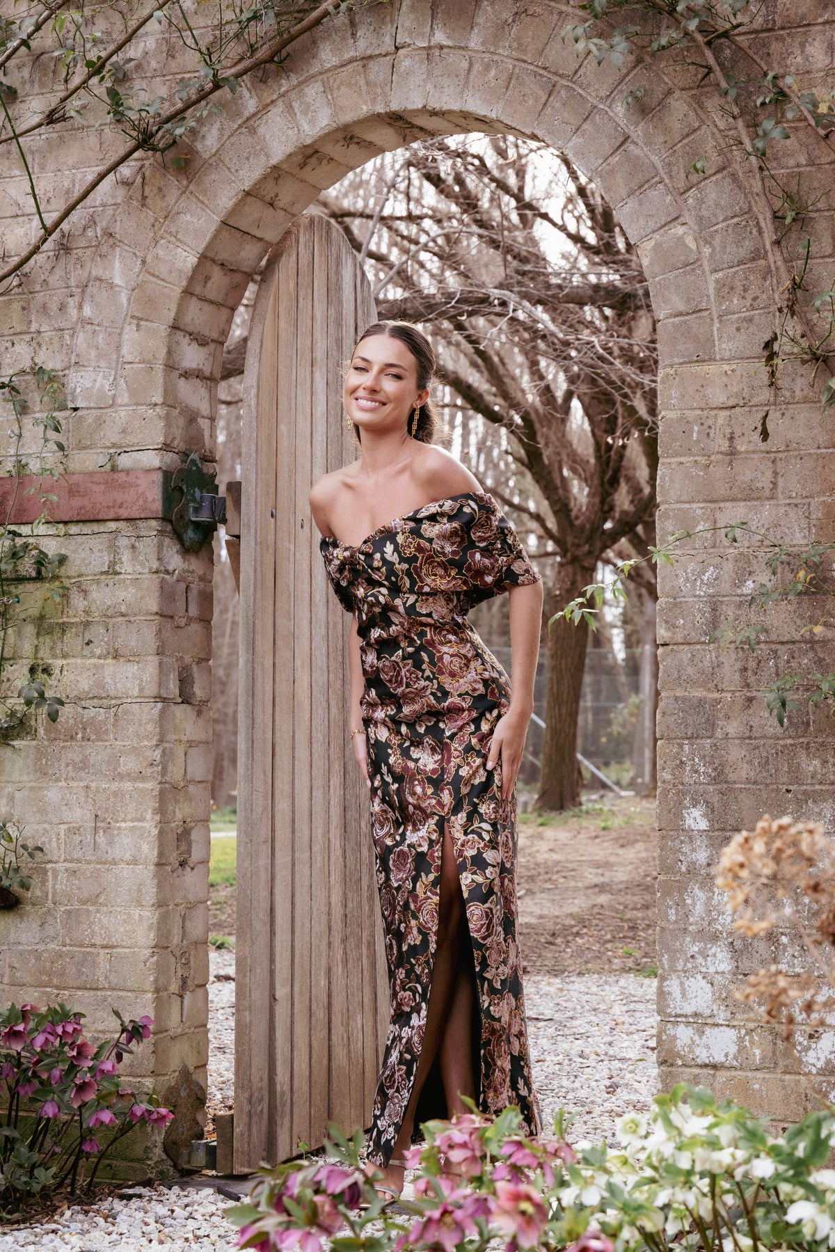 Lilia Maxi Dress in Black Floral – view 7 of 7