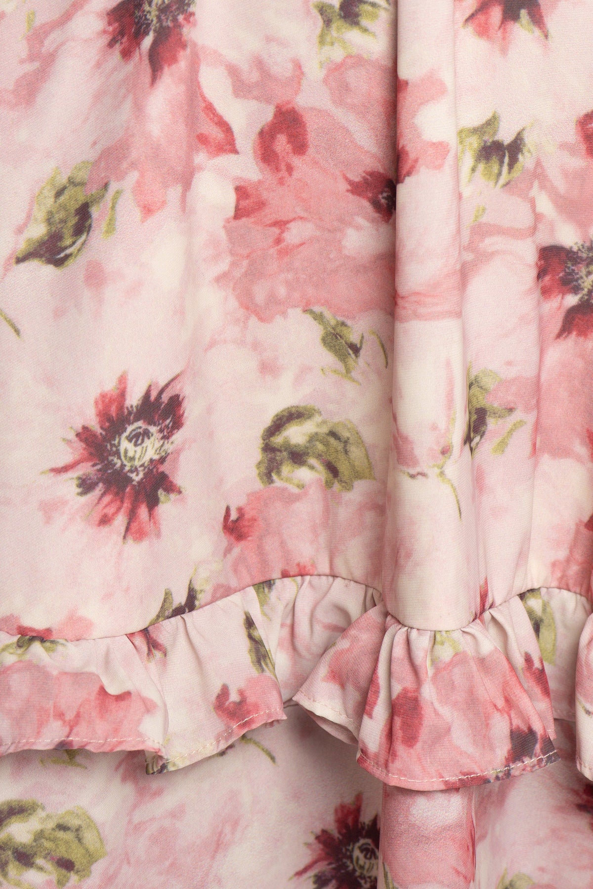 Lillee Tiered Maxi Dress in Pink Bloom – view 7 of 8