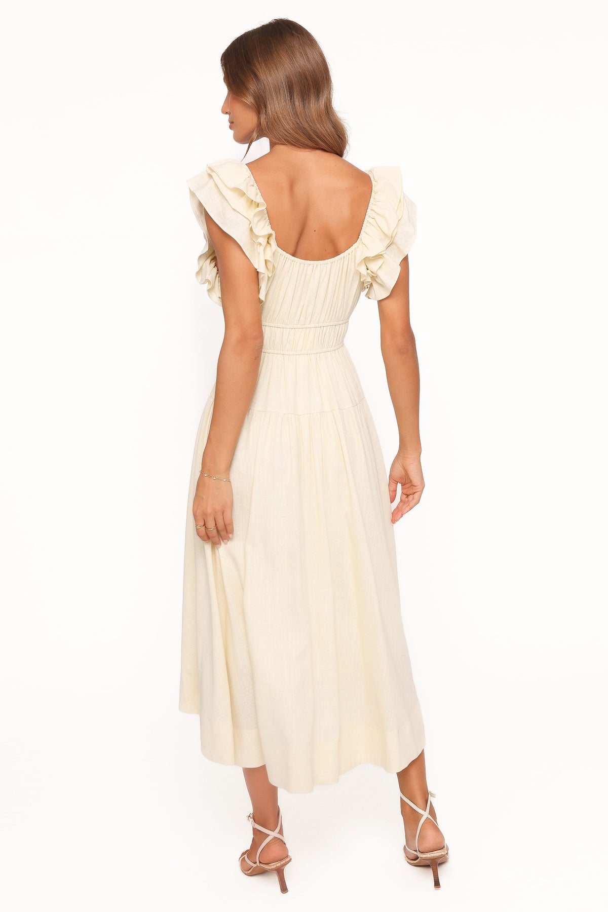 Linda Midi Dress in Butter Yellow – view 5 of 8