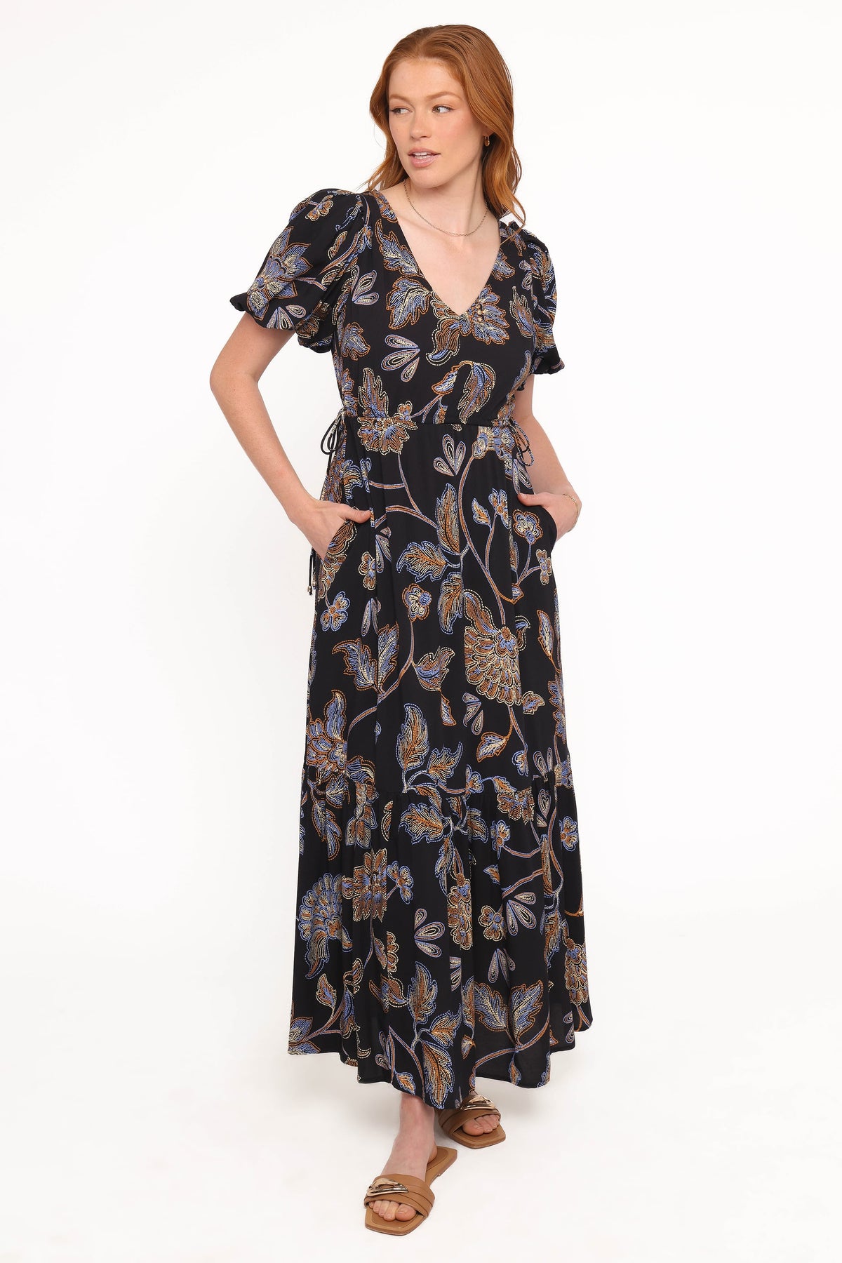 Loveen Maxi Dress in Black Floral – view 1 of 5