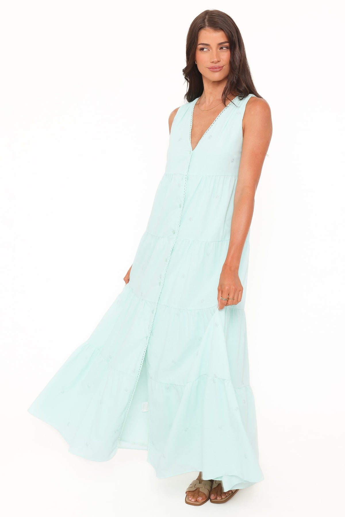 Lovisa Maxi Dress in Jade – view 6 of 8