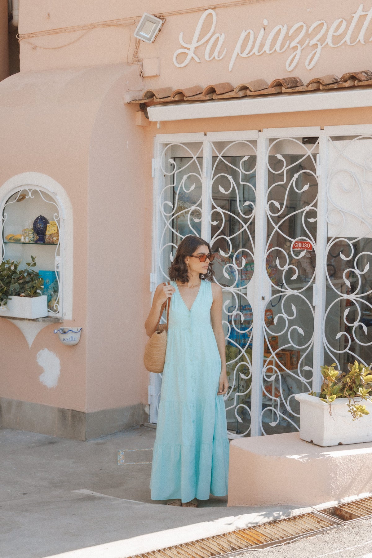 Lovisa Maxi Dress in Jade – view 8 of 8