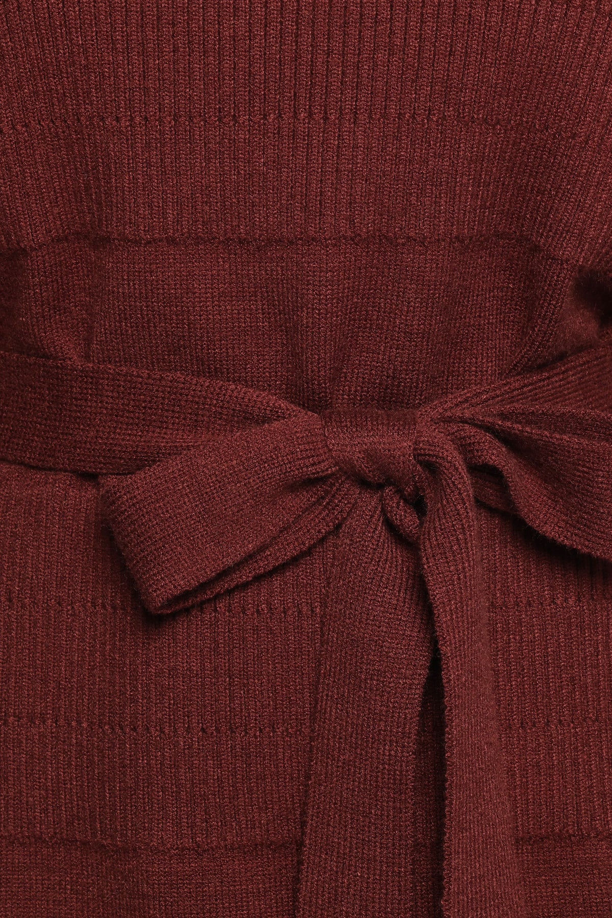 Lucca Mini Sweater Dress in Chocolate Brown – view 7 of 8