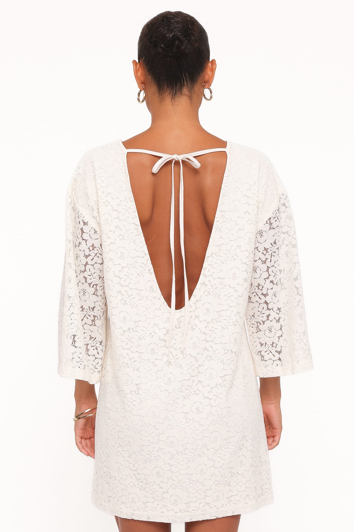 Lula Mini Dress in Cream Lace – view 4 of 7