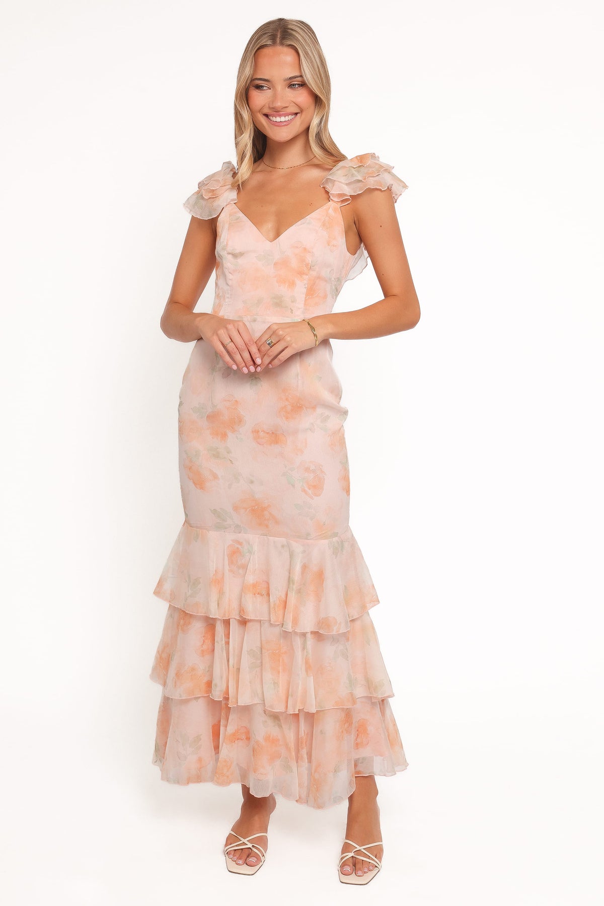 Lydia Maxi Dress in Pink Floral – view 5 of 6