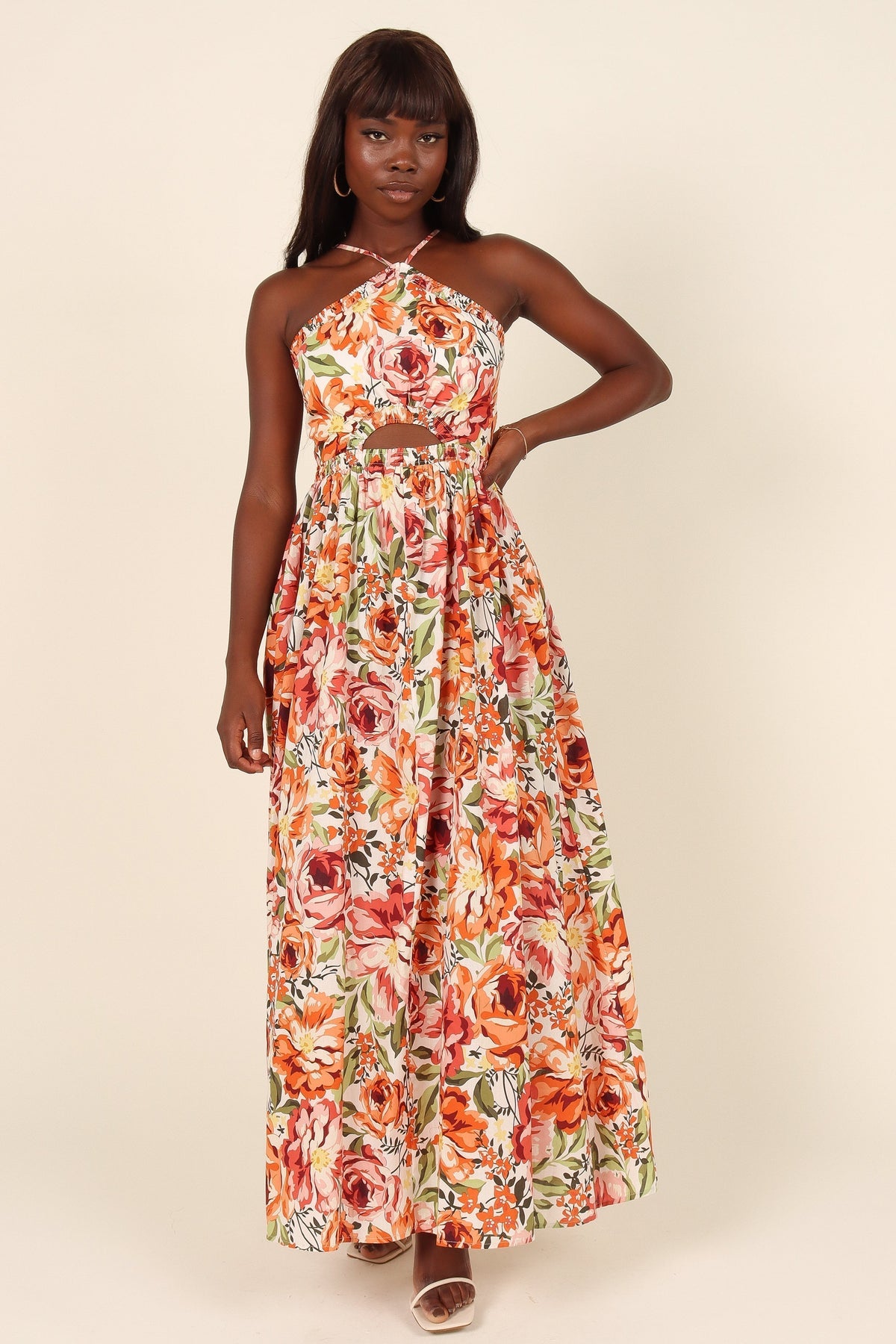 Madeira Dress in Orange Floral – view 4 of 11