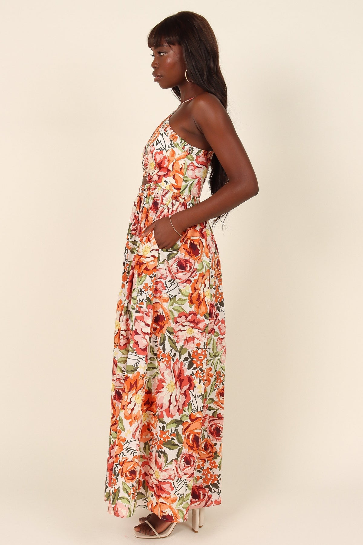 Madeira Dress in Orange Floral – view 8 of 11