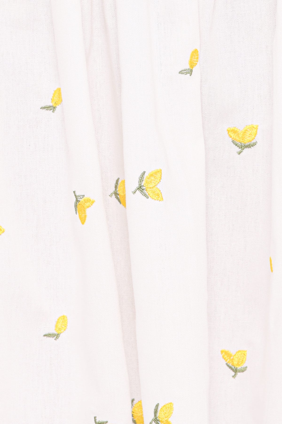 Madeline Mini Dress in Embroidered Lemons – view 6 of 6
