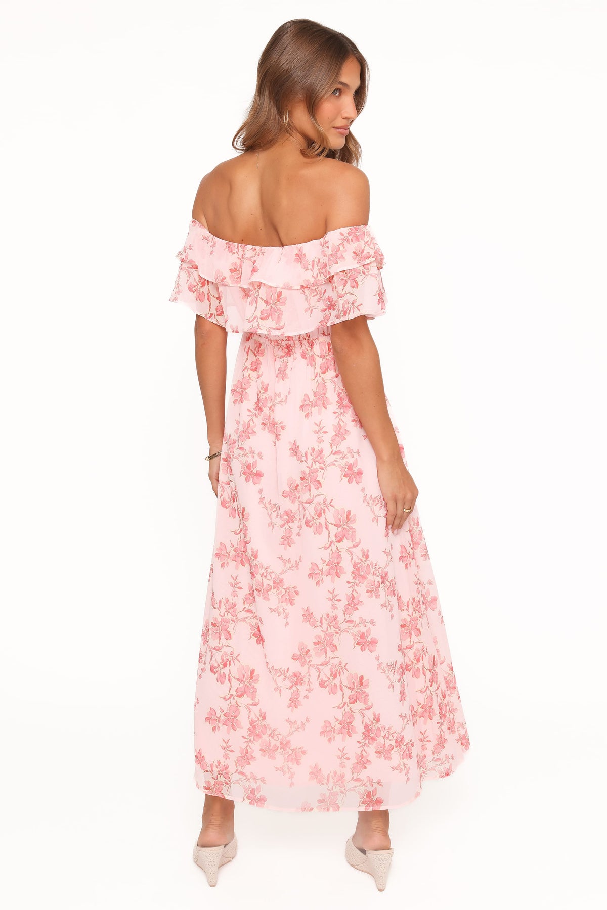 Majesty Maxi Dress in Rose Pink Floral – view 5 of 6