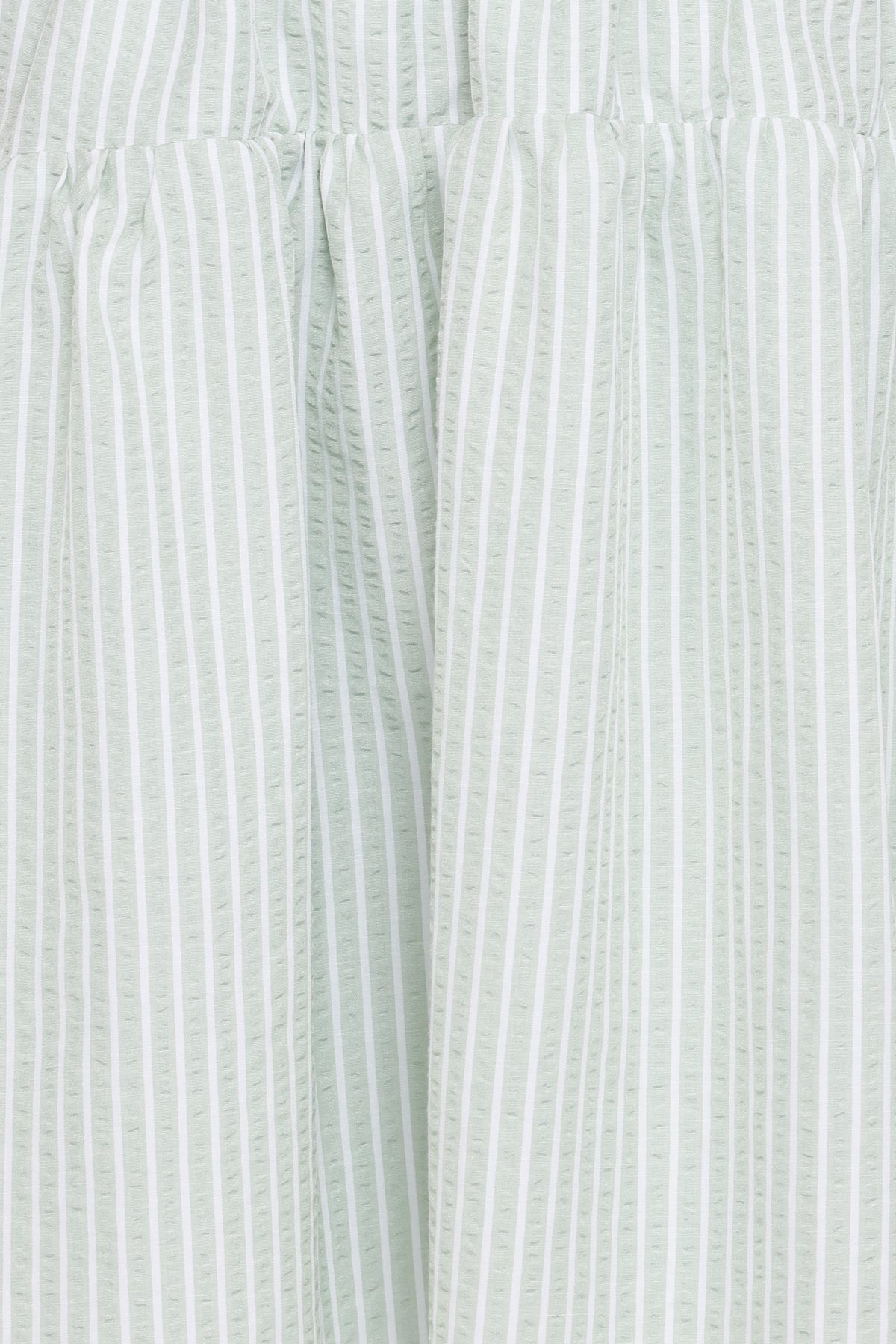 Makayla Mini Dress in Green Stripe – view 8 of 9