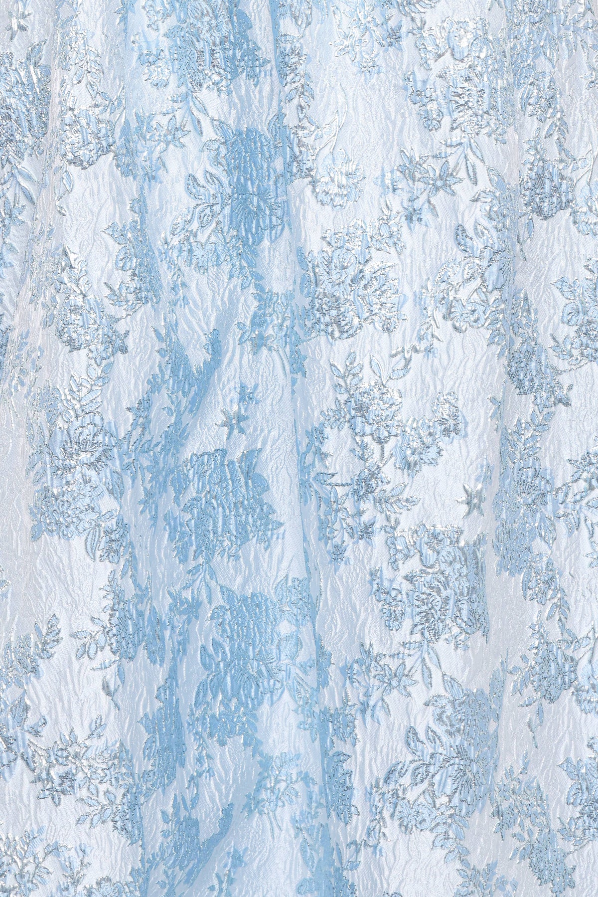 Marcelline Maxi Dress in Blue Brocade – view 6 of 7