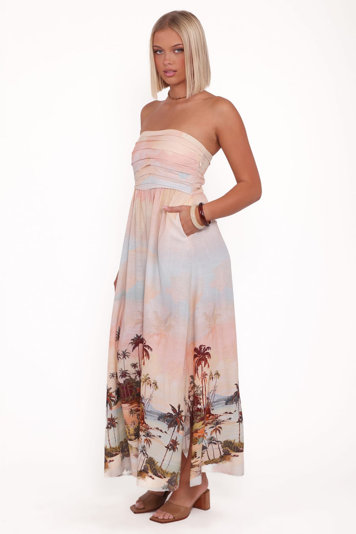 Marcia Midi Dress in Sunset Print – view 3 of 5