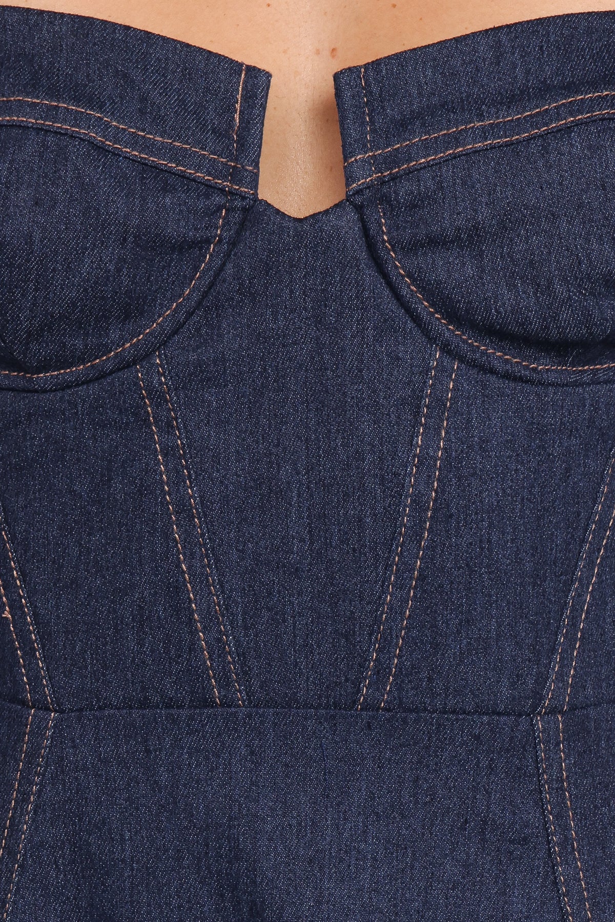 Marsden Denim Midi Dress in Indigo – view 6 of 6