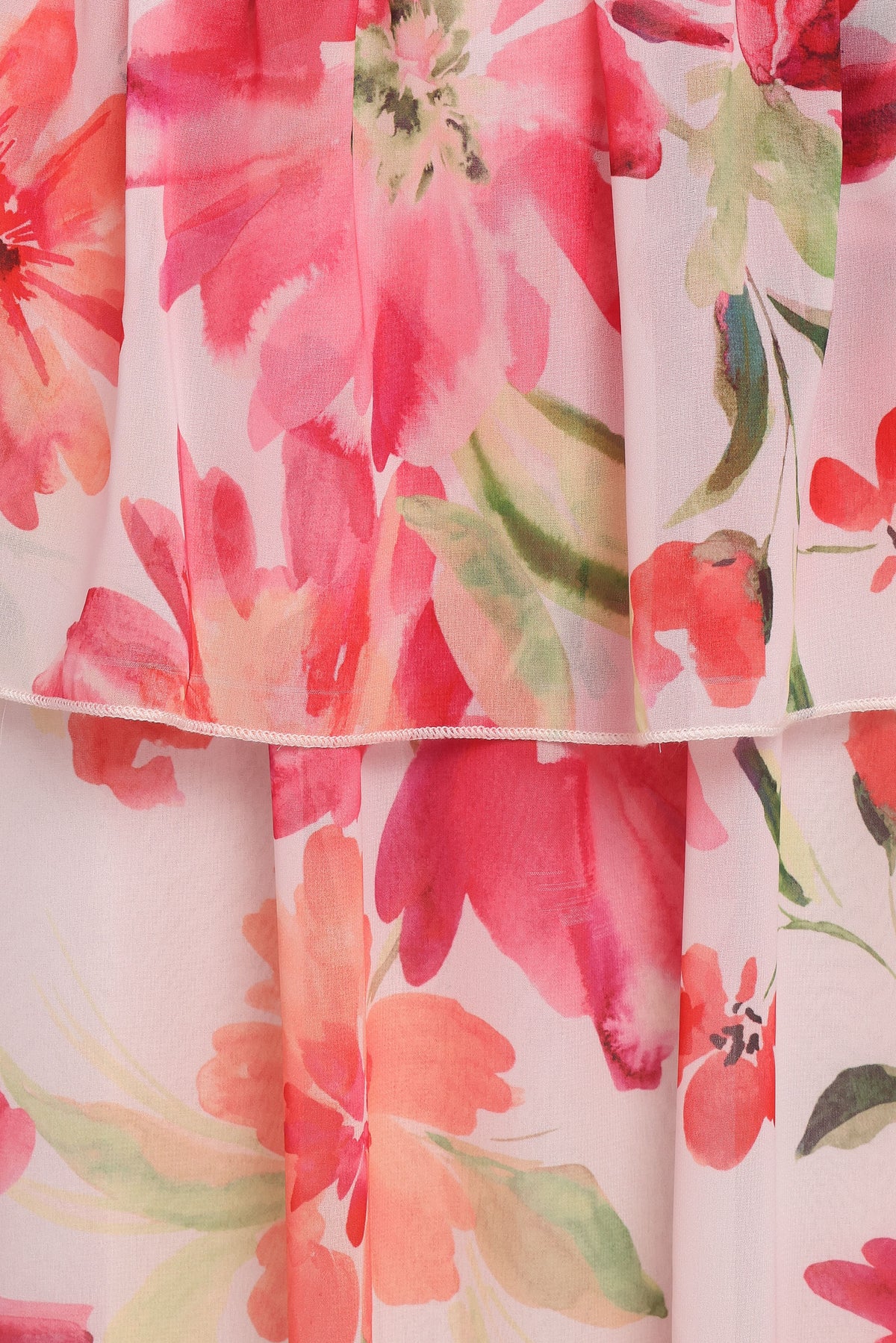 Martha Maxi Dress in Orange Floral – view 7 of 8
