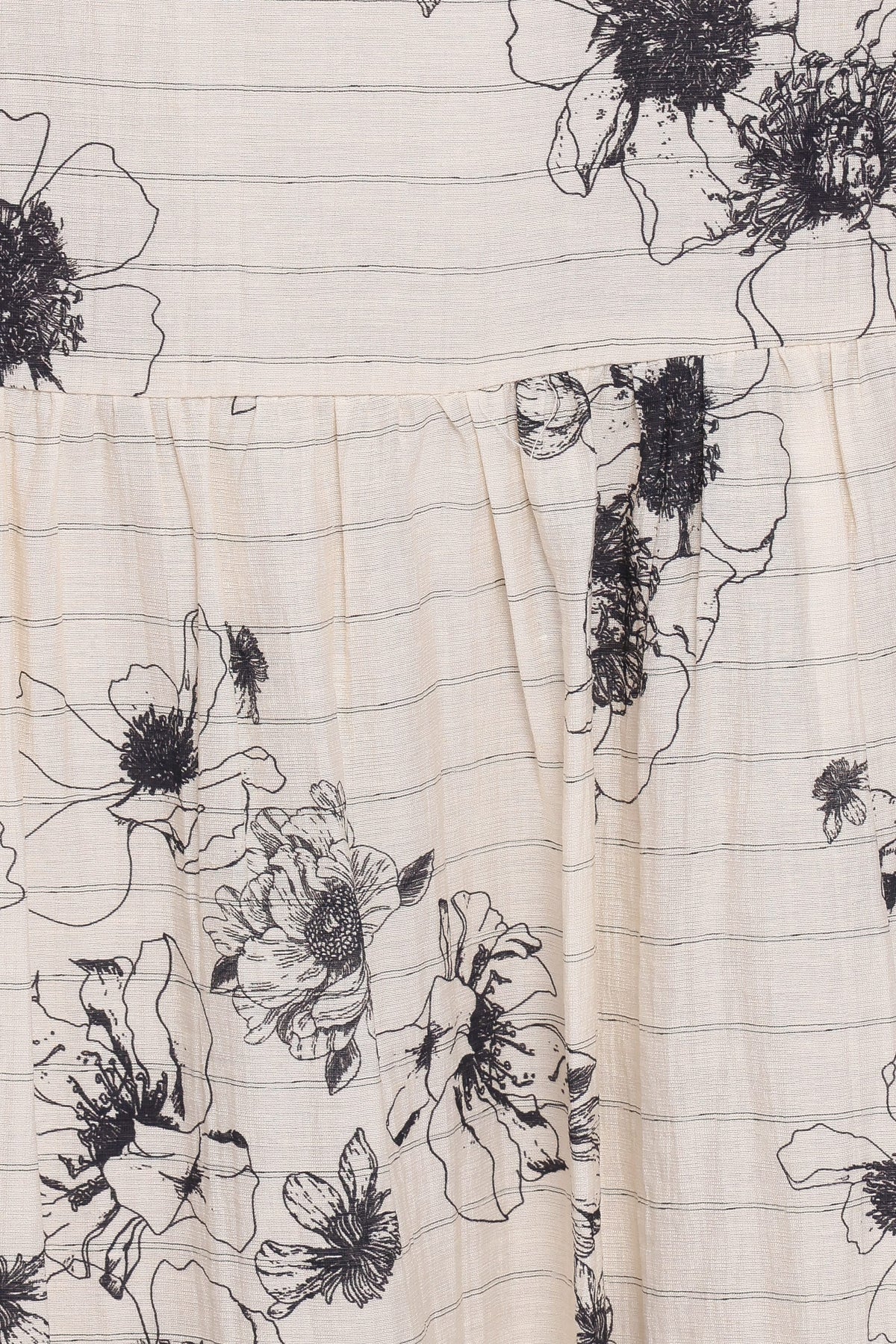 Martine Maxi Dress in Black/Ivory Floral – view 5 of 5