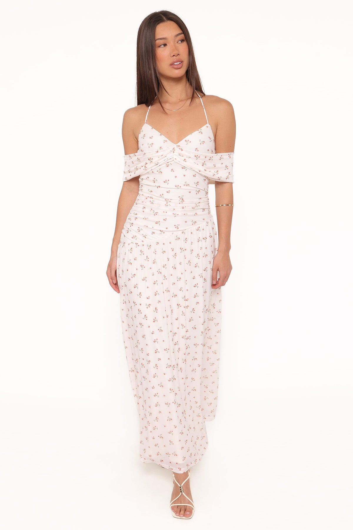 Mayven Maxi Dress in White Ditsy – view 1 of 7