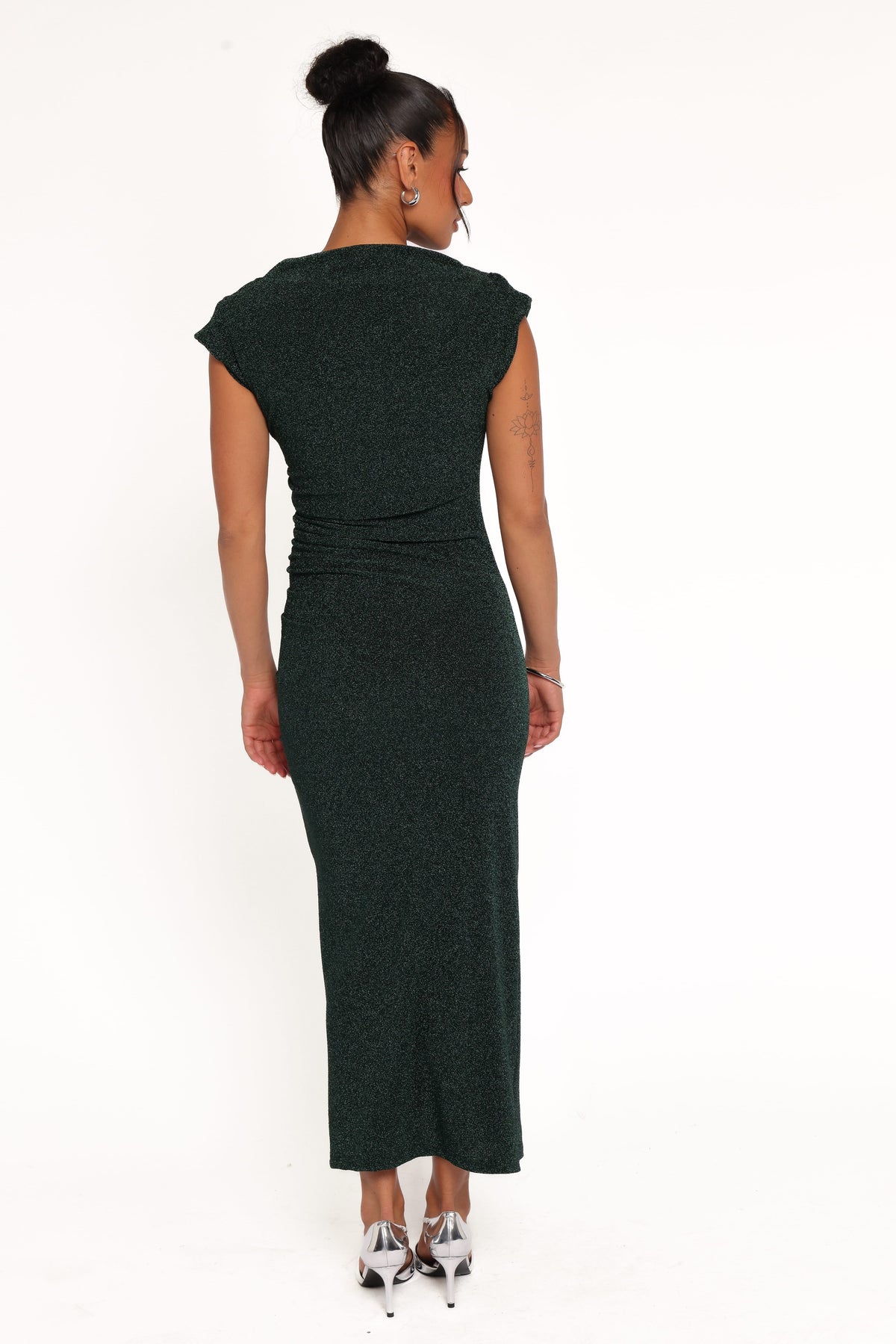 Mel Midi Dress in Emerald – view 5 of 8