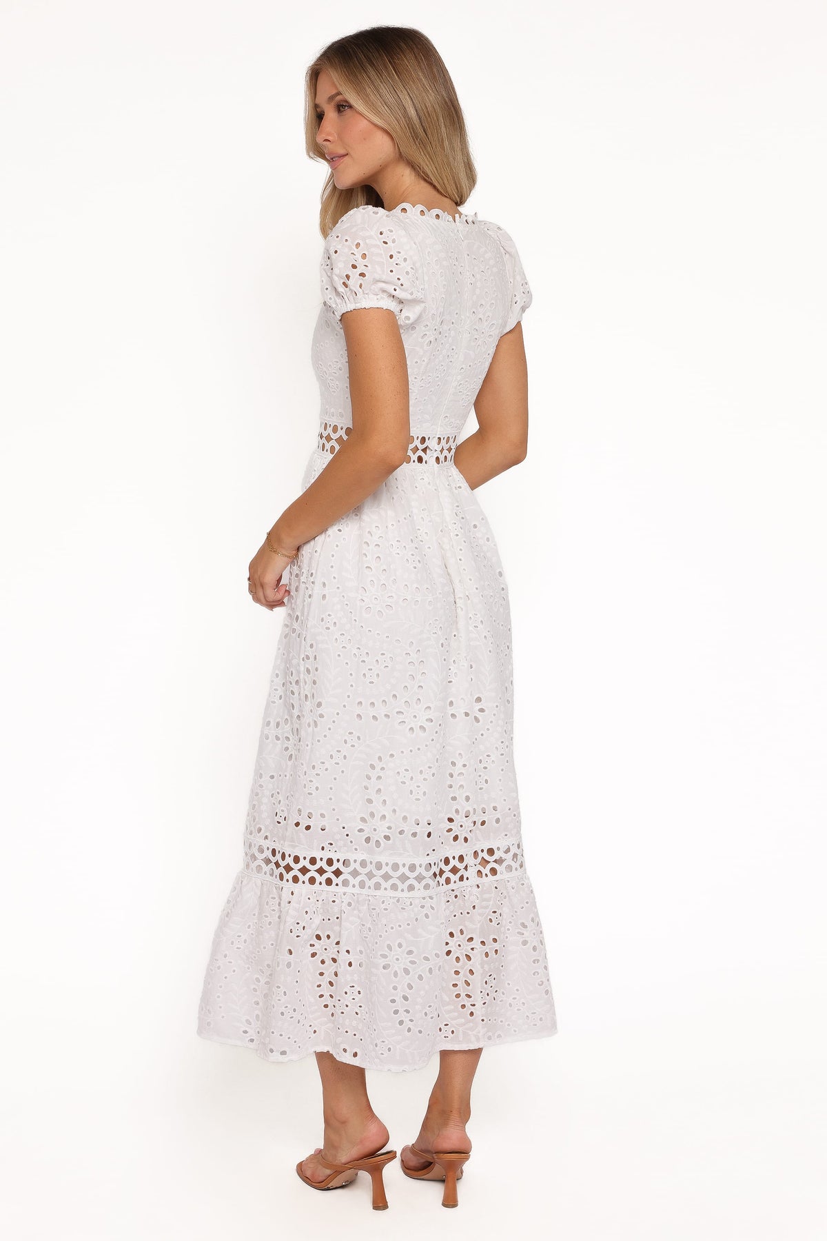 Melania Midi Dress in White – view 5 of 7