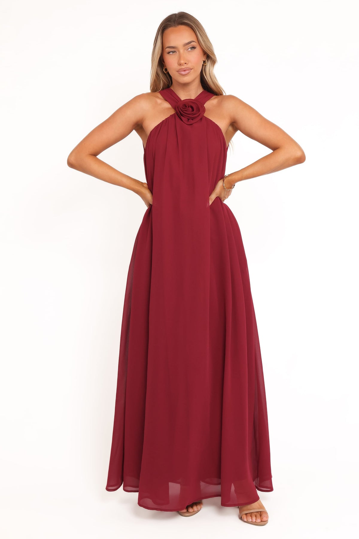 Melba Maxi Dress in Berry – view 6 of 7