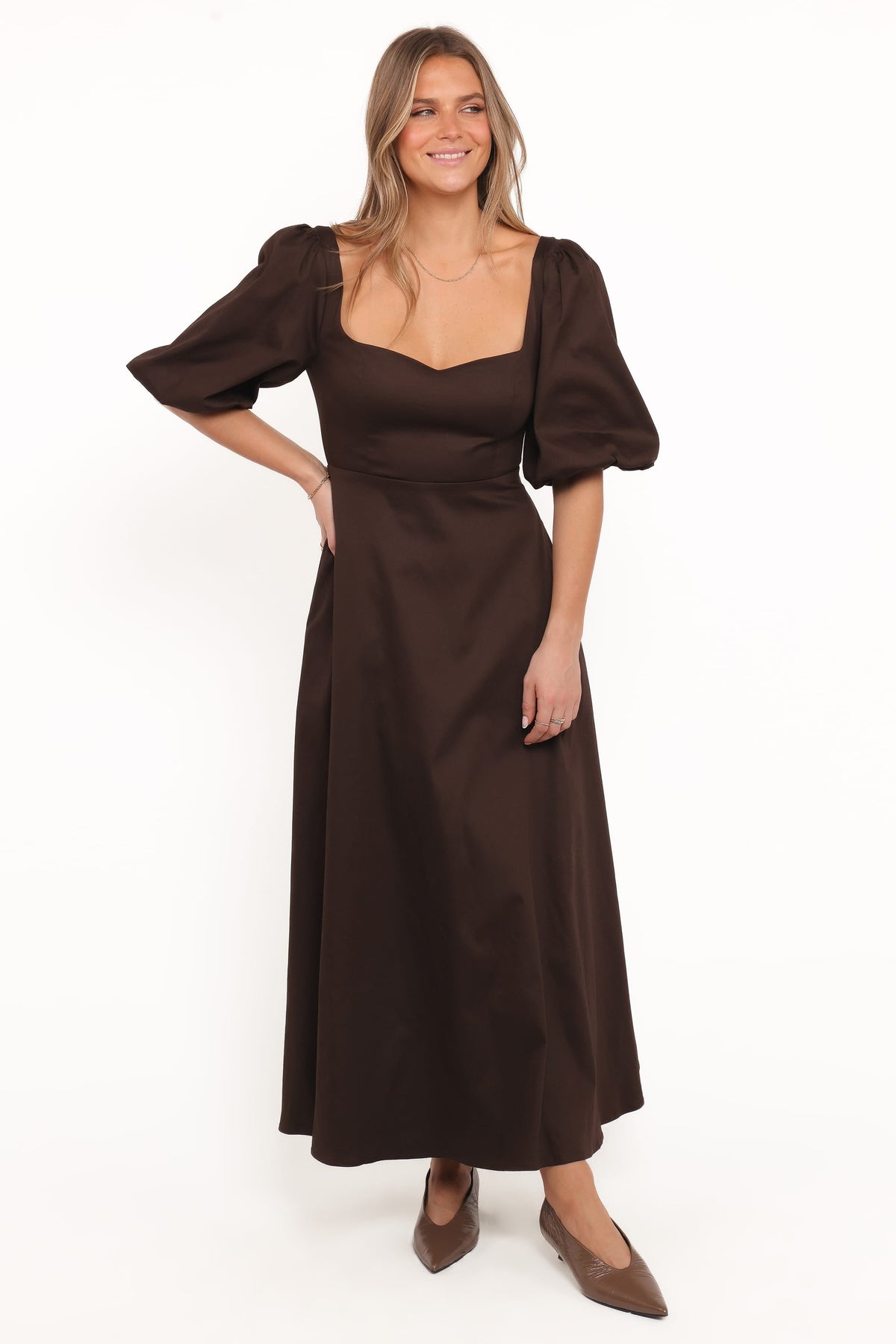 Merlena Maxi Dress in Chocolate – view 1 of 5