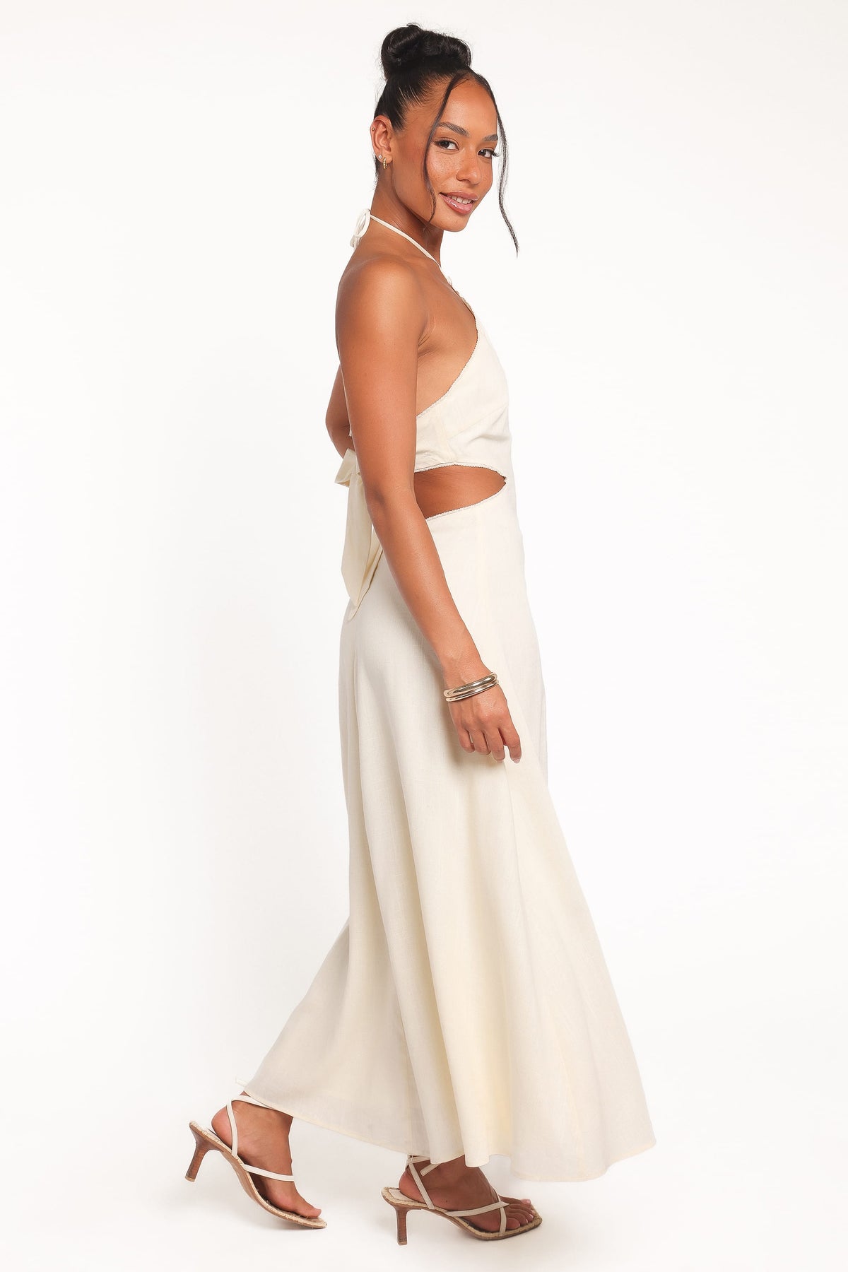 Mirielle Midi Dress in Yellow – view 5 of 9