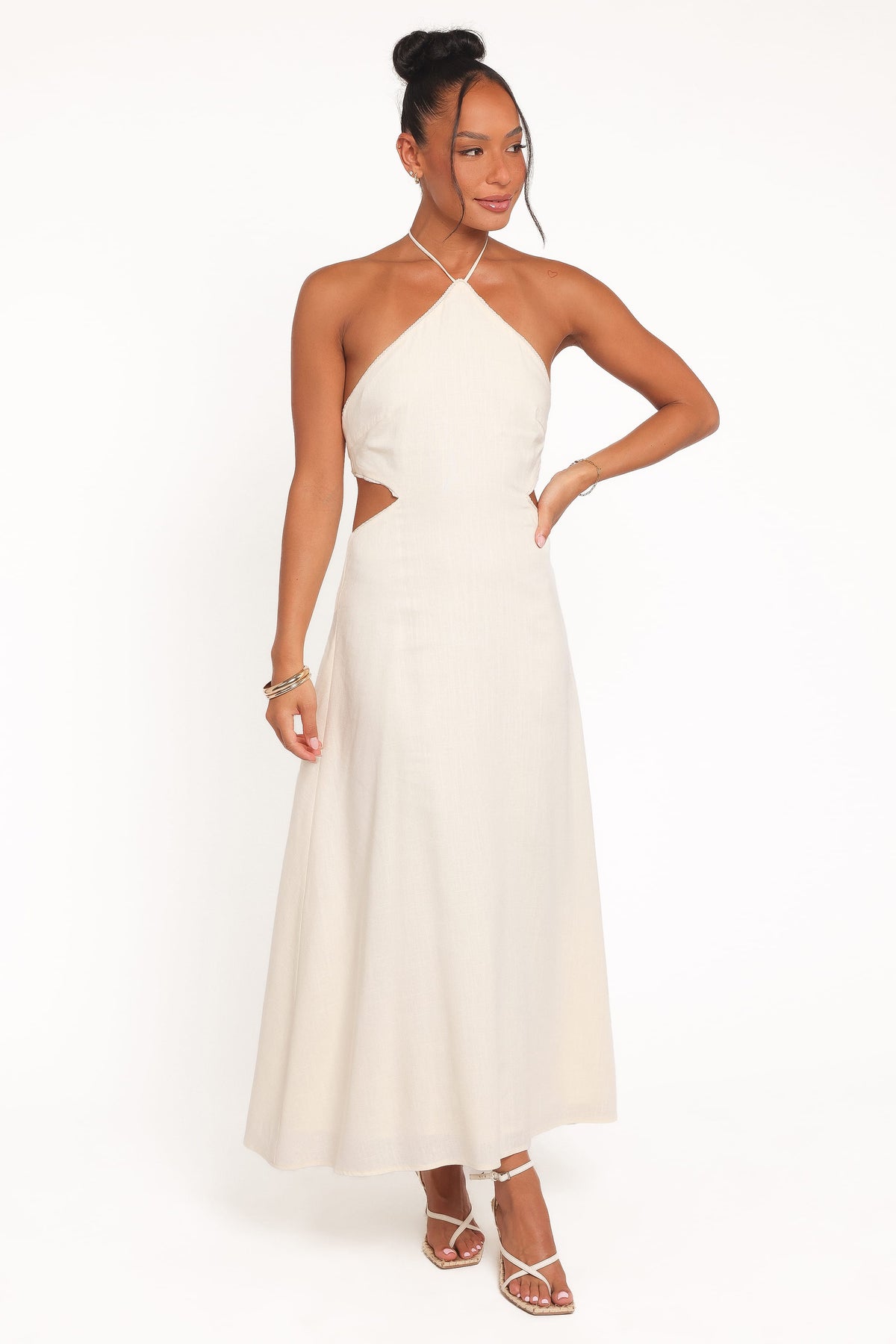 Mirielle Midi Dress in Yellow – view 2 of 9