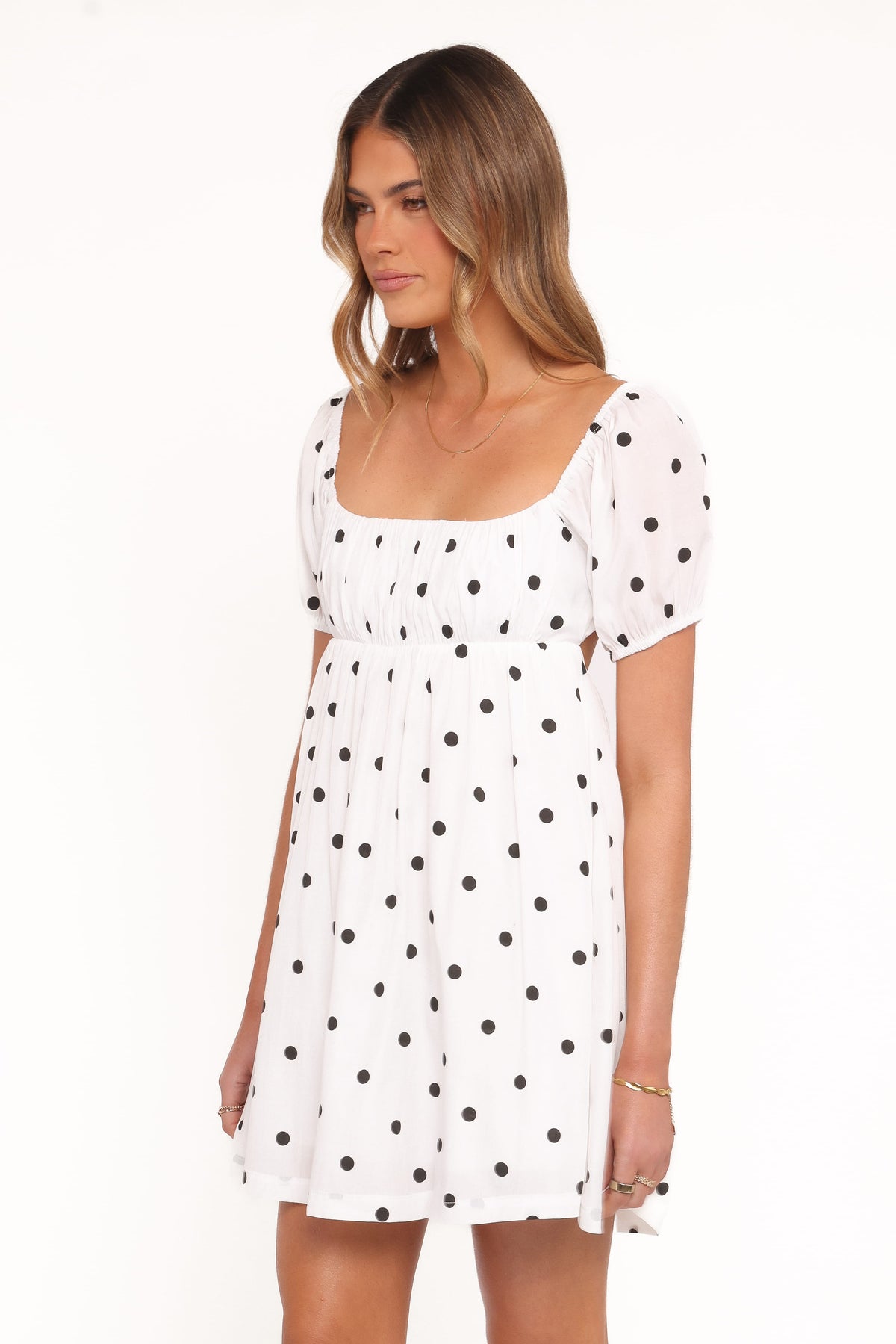 Mona Mini Dress in Black Polka – view 5 of 10