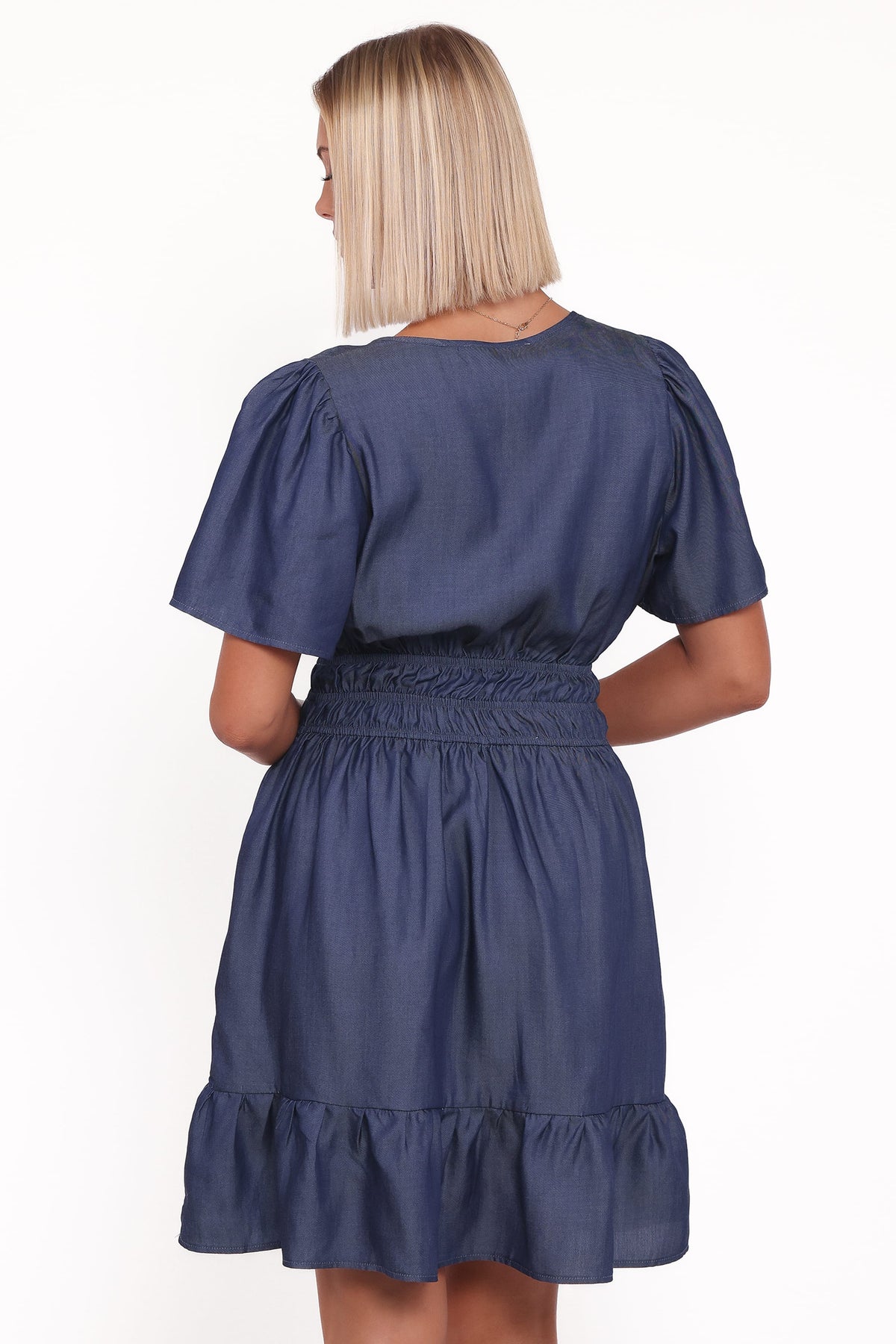 Morwenna Mini Dress in Chambray – view 4 of 6