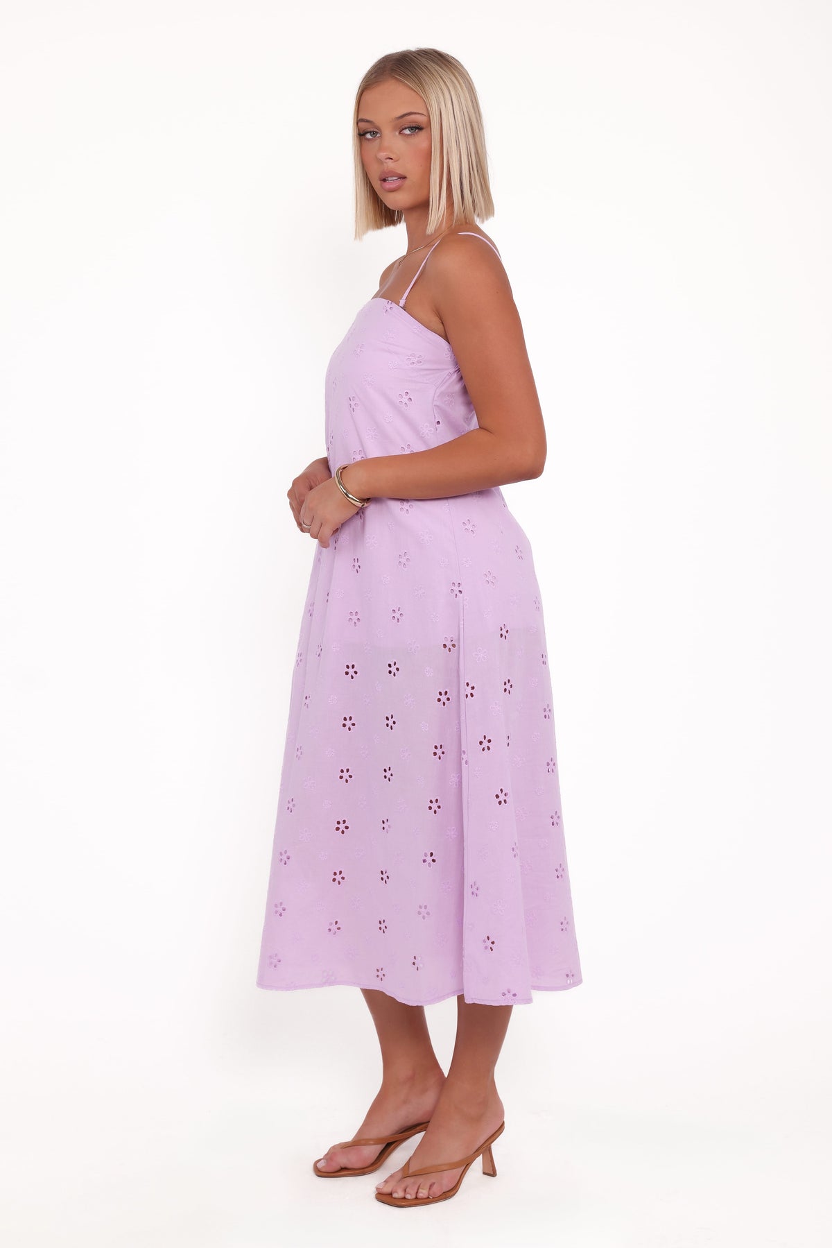 Narcissa Strapless Maxi Dress in Lilac – view 3 of 5