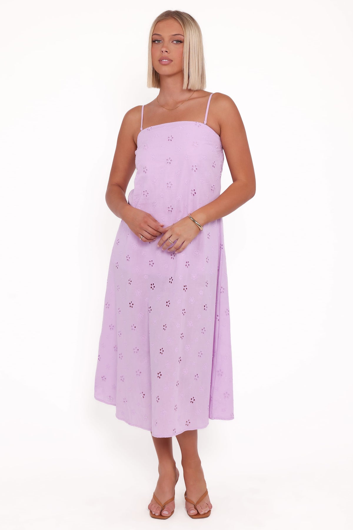 Narcissa Strapless Maxi Dress in Lilac – view 1 of 5