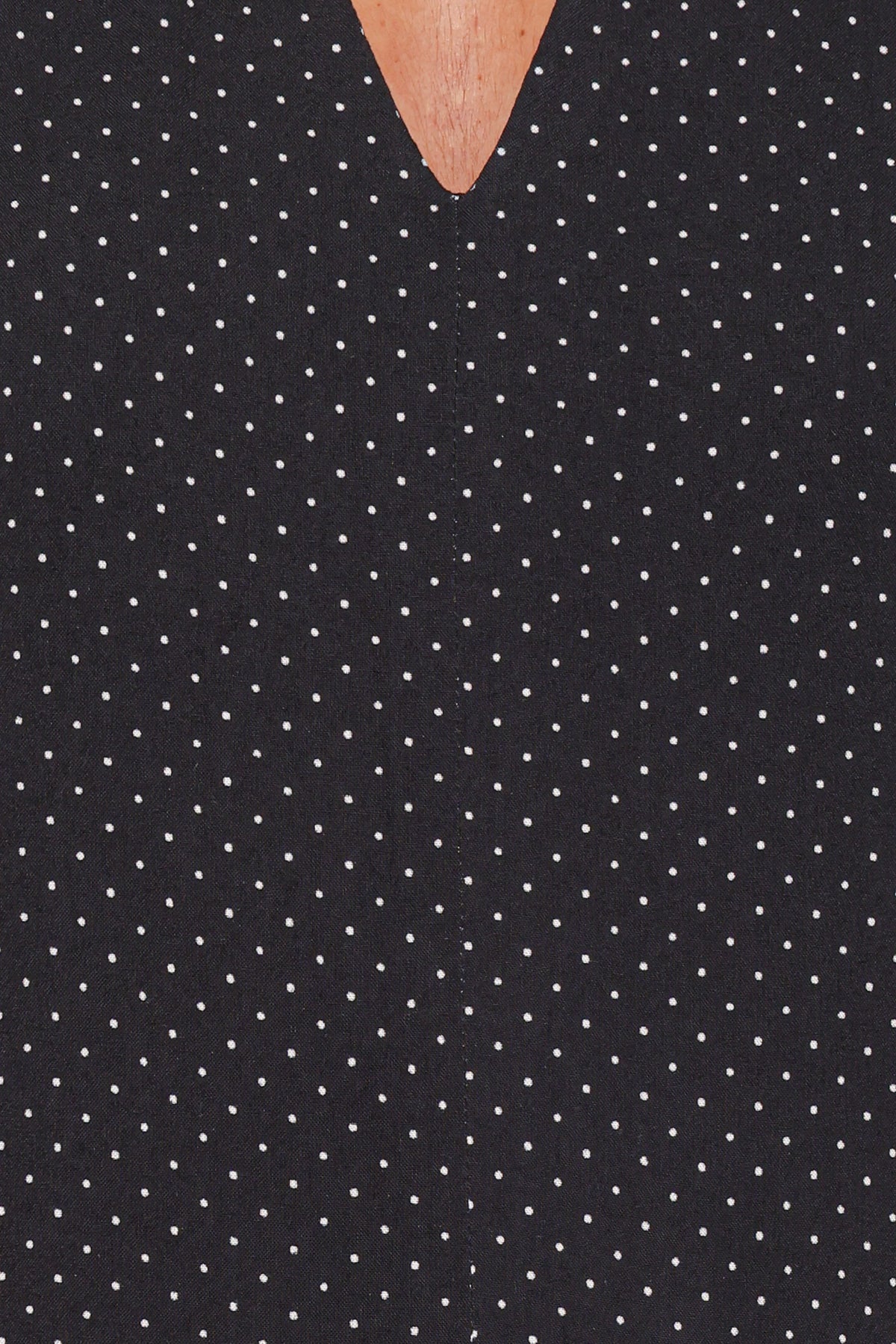 Natalie Halterneck Maxi Dress in Black Polka Dot – view 5 of 5